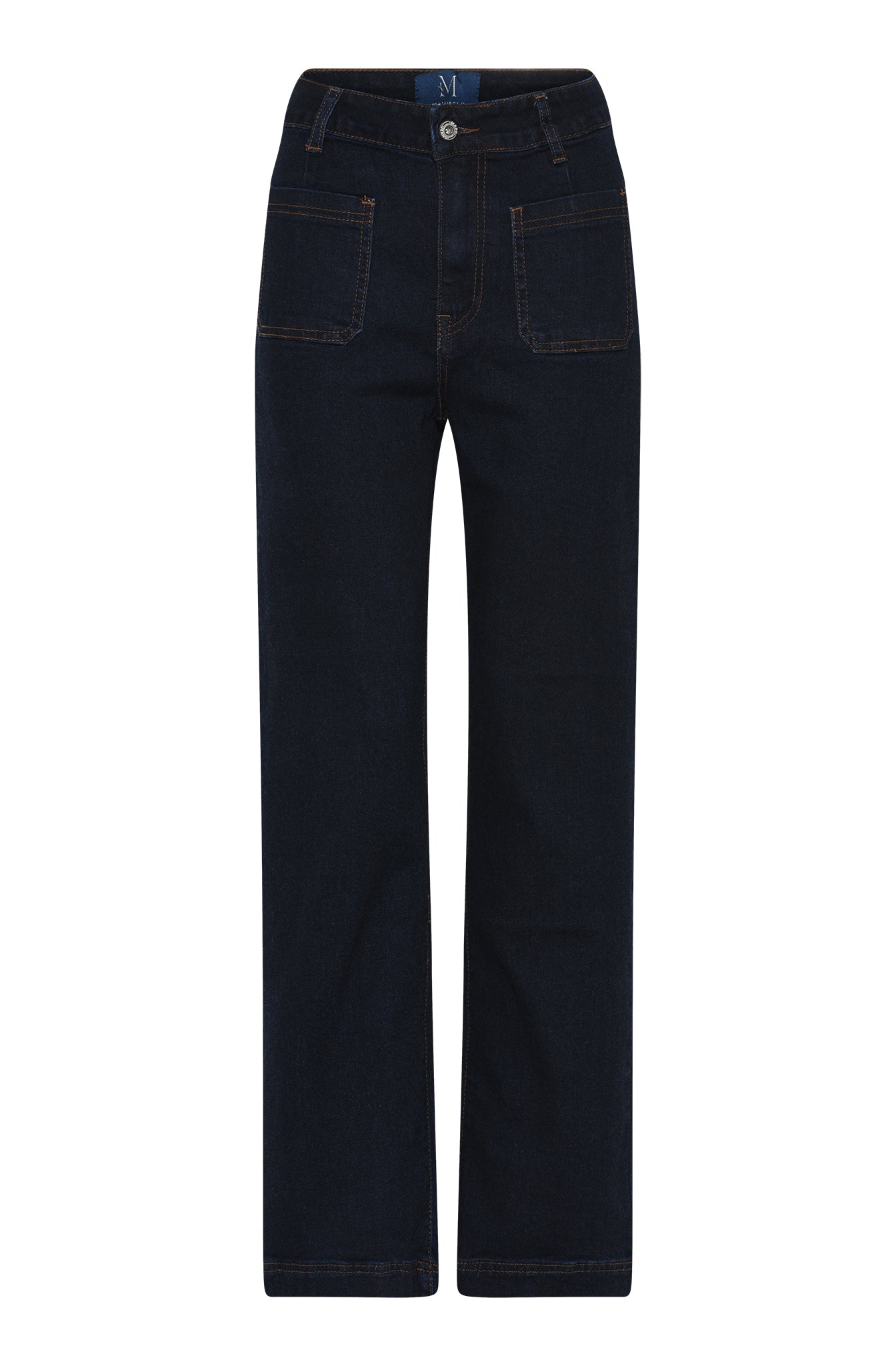 M JEANS Tutti Square Straight Denim Jeans DENIM/TWILL 98 DARK BLUE