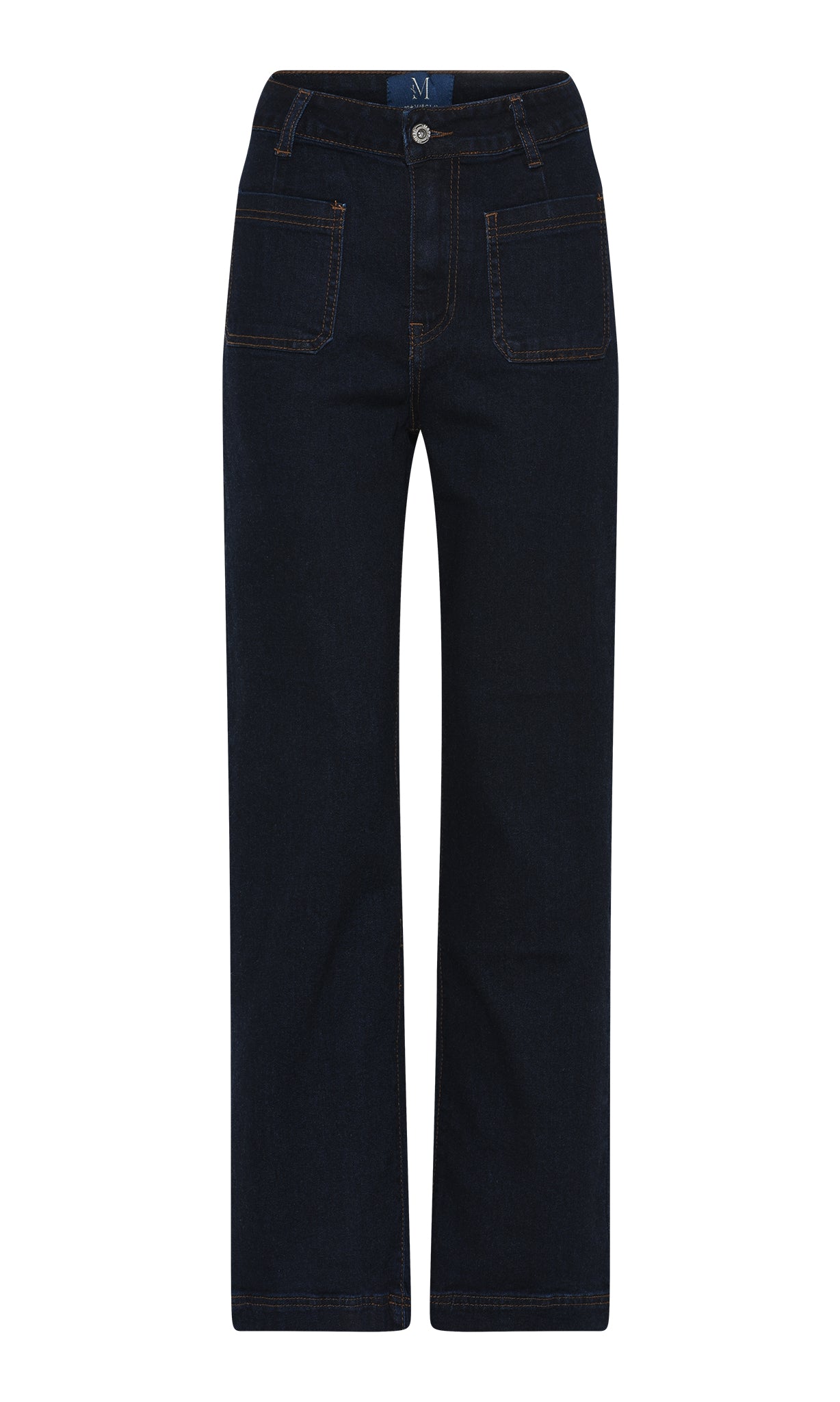 M JEANS Tutti Square Straight Denim Jeans DENIM/TWILL 98 DARK BLUE