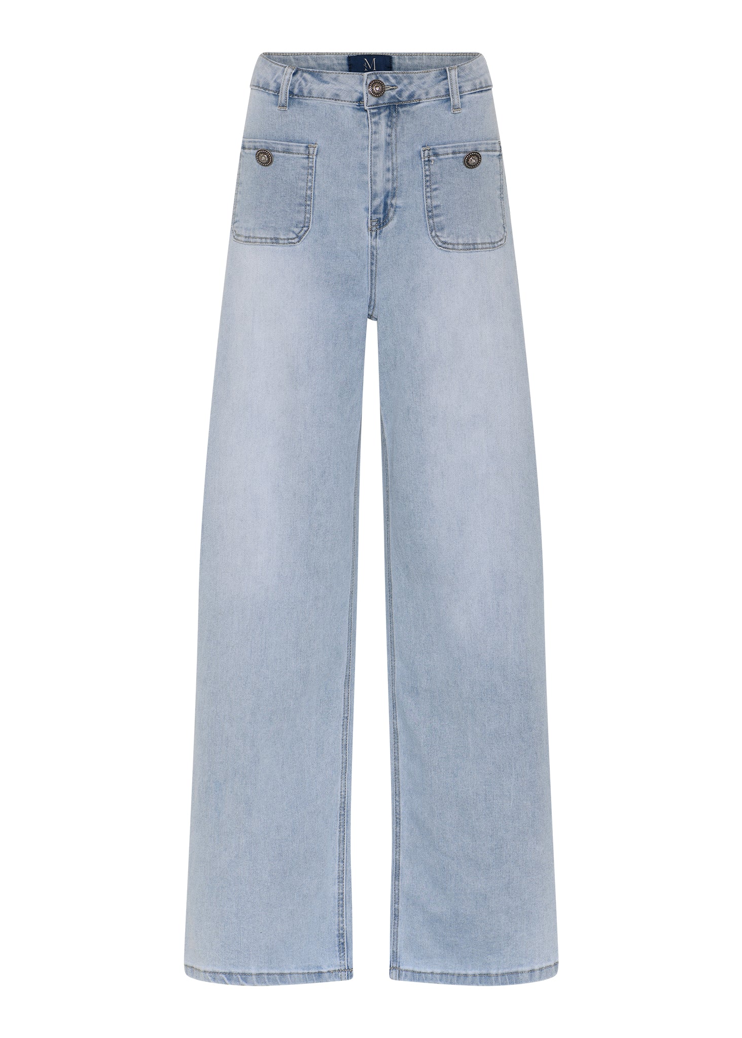 M JEANS Thea Wide Denim Jeans DENIM/TWILL 8996 LIGHT BLUE USED
