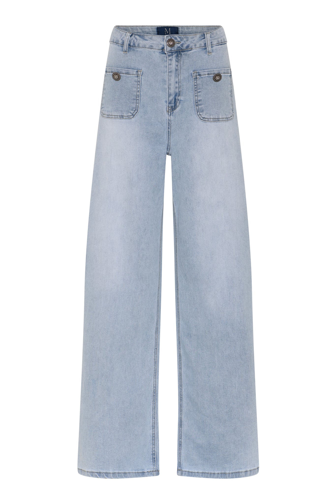 M JEANS Thea Wide Denim Jeans DENIM/TWILL 8996 LIGHT BLUE USED