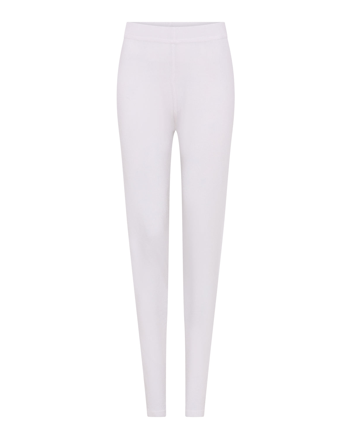 MARC LAUGE Theresa Long Leggings - Knitted LEGGINGS 10 WHITE