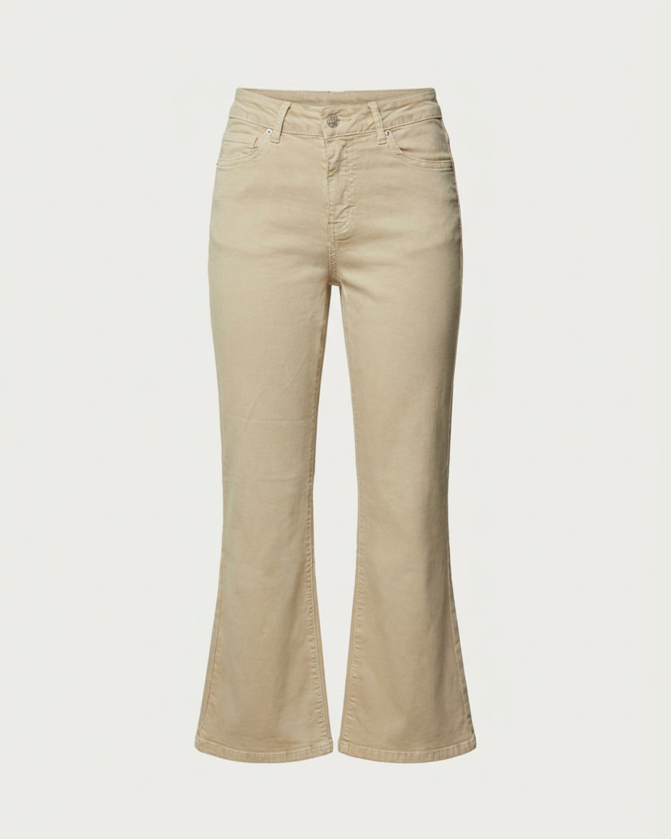 M JEANS Trumpet Flare Fit Twill Jeans DENIM/TWILL 27 SAND