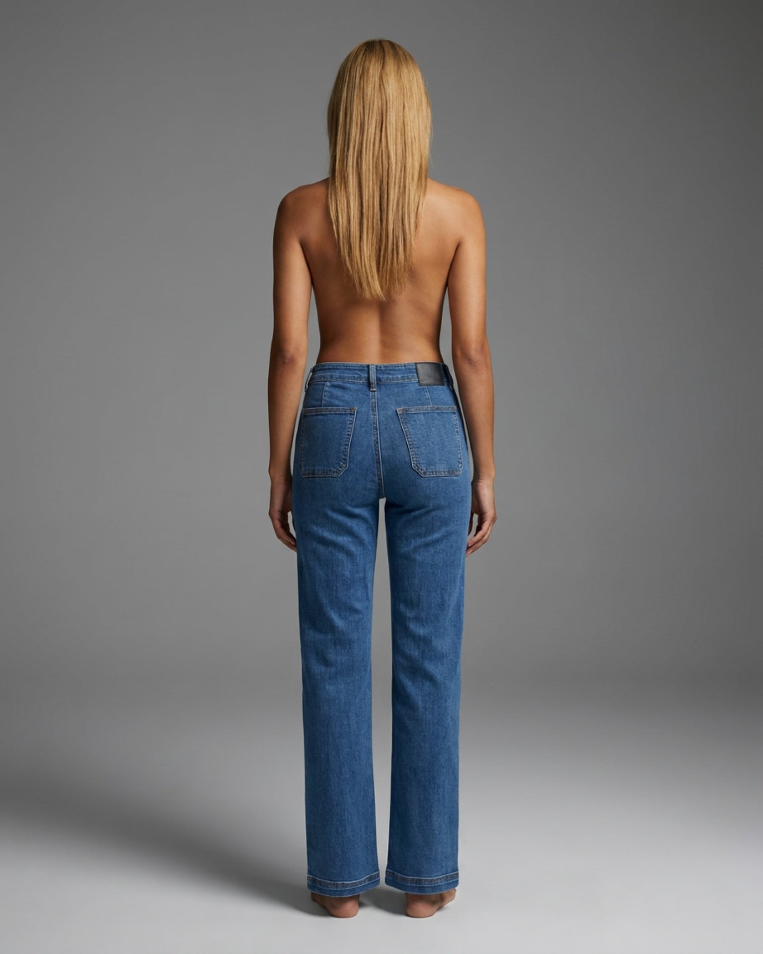 M JEANS Tutti Square Straight Denim Jeans DENIM/TWILL 93 CLASSIC BLUE DENIM