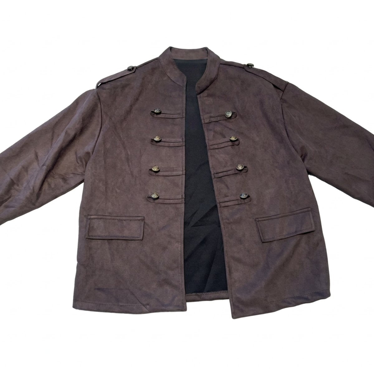 MOONDUST UNIFORM SUEDE JACKET OUTERWEAR 129 CHOCOLATE