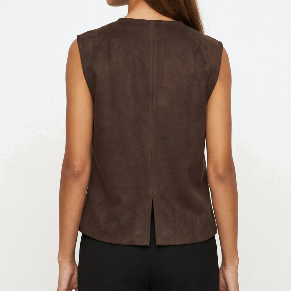 MOONDUST UNIFORM VEST OUTERWEAR 129 CHOCOLATE