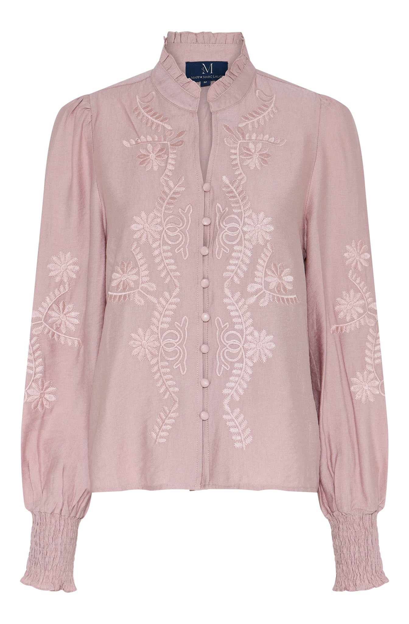 M JEANS VANESSA EMB SHIRT BLOUSE/SHIRT 303 ROSE