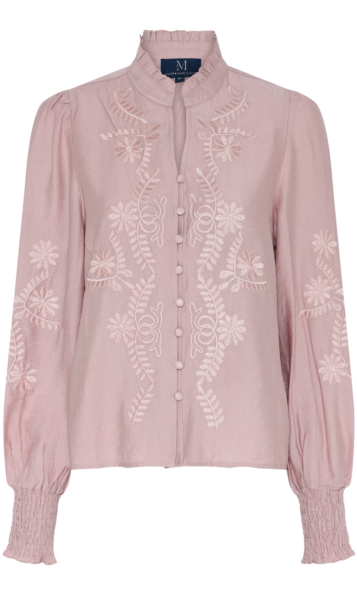 M JEANS VANESSA EMB SHIRT BLOUSE/SHIRT 303 ROSE