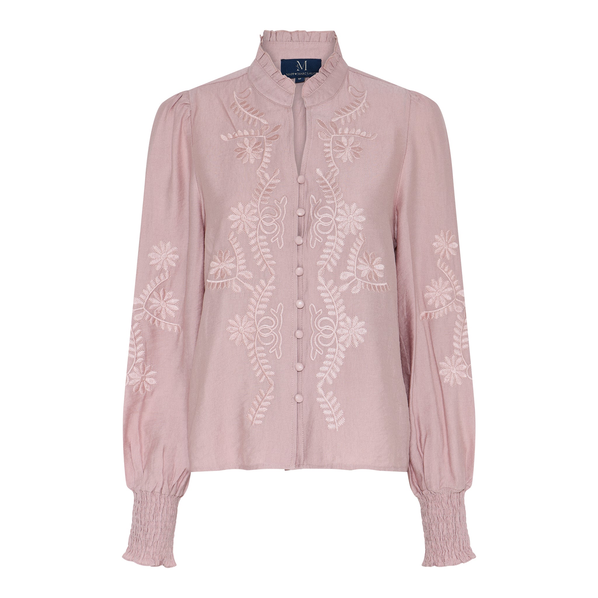 M JEANS VANESSA EMB SHIRT BLOUSE/SHIRT 303 ROSE