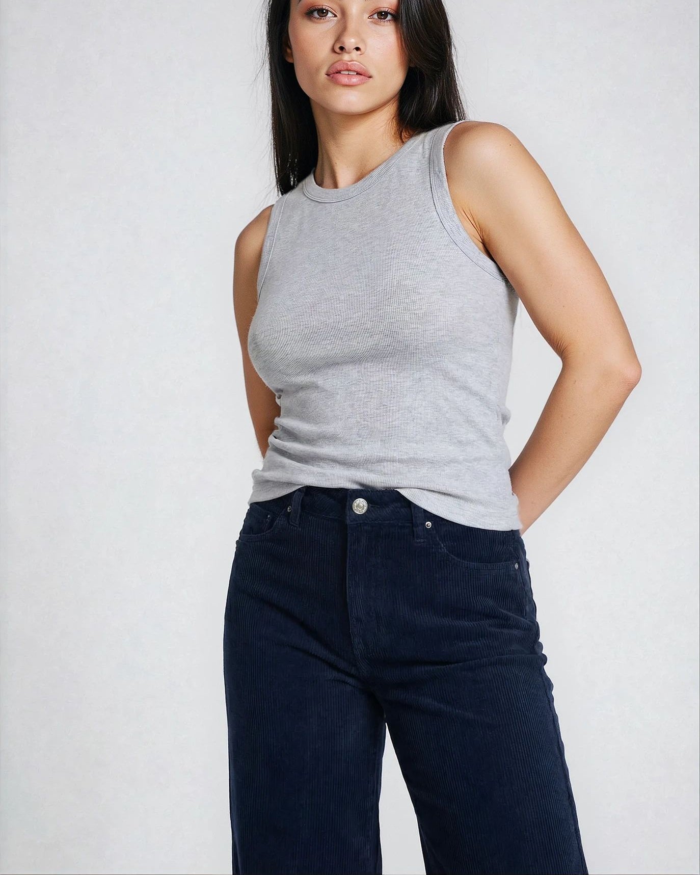 M JEANS Vega Flare 11W Corduroy Jeans CORD/FLØJL 530 ROYALE BLUE