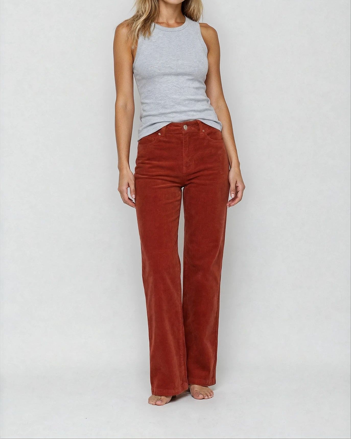 M JEANS Vega Flare 11W Corduroy Jeans CORD/FLØJL 338 CHILI