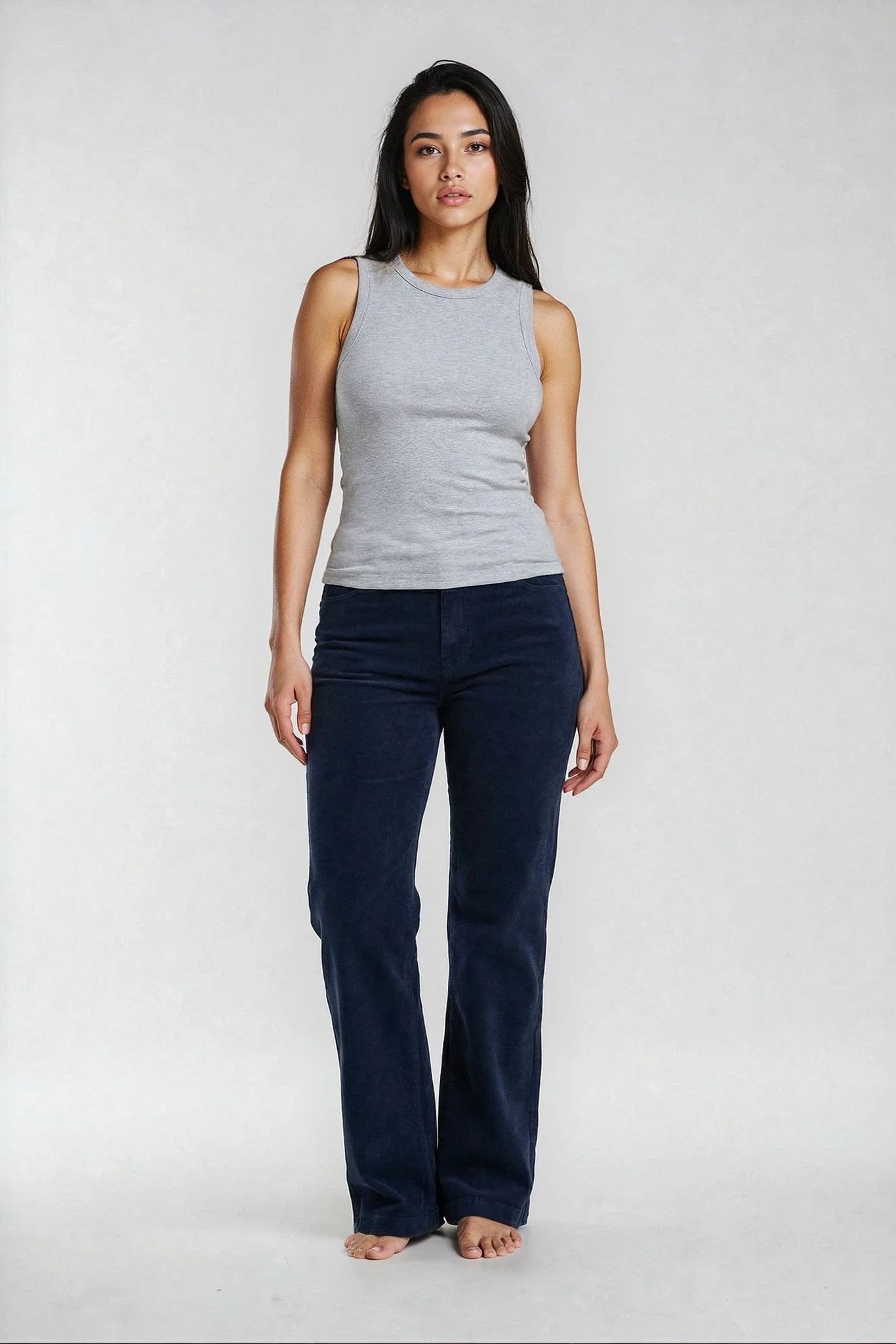 M JEANS VEGA FLARE 11W CORDUROY JEANS CORD/FLØJL 530 ROYALE BLUE