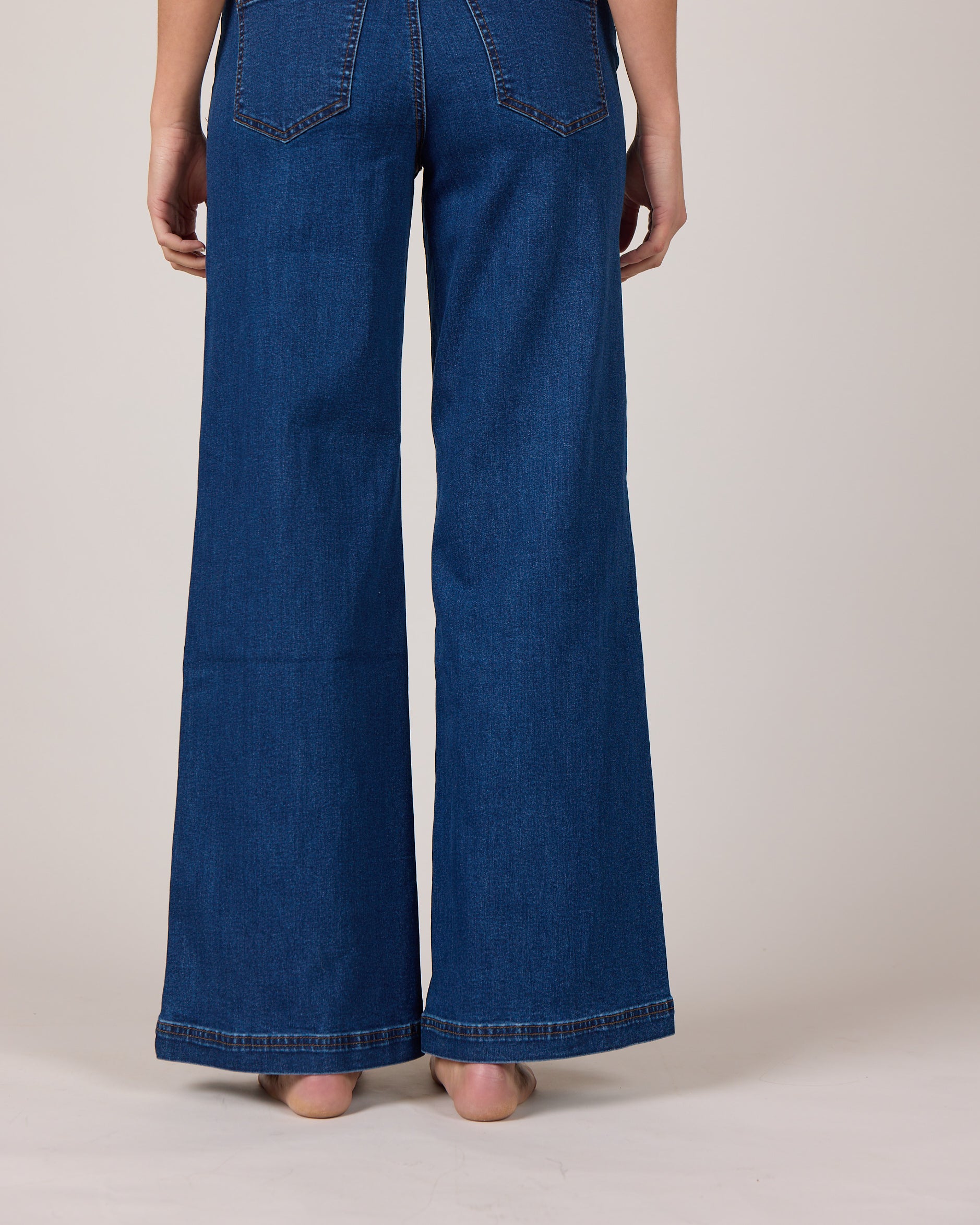 MARC LAUGE VEGA FLARE DENIM JEANS DENIM/TWILL 939699 CLASSIC BLUE USED