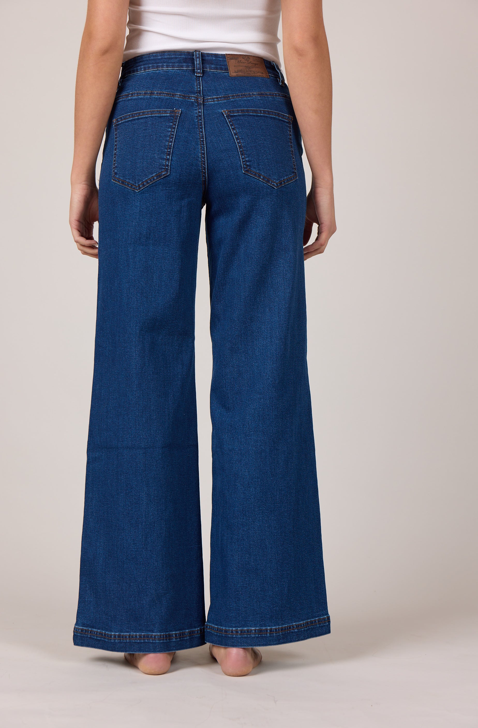 MARC LAUGE VEGA FLARE DENIM JEANS DENIM/TWILL 939699 CLASSIC BLUE USED
