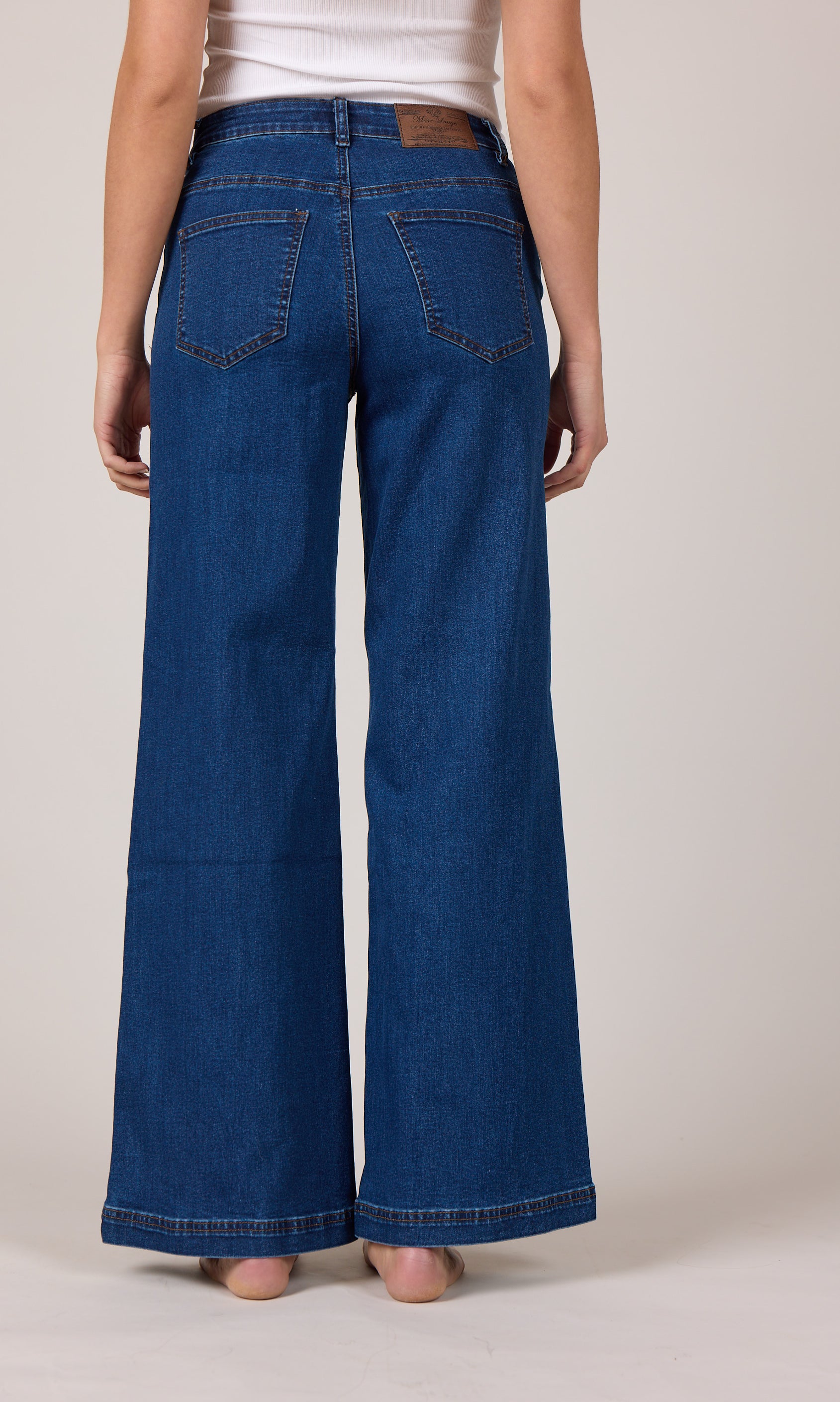MARC LAUGE VEGA FLARE DENIM JEANS DENIM/TWILL 939699 CLASSIC BLUE USED