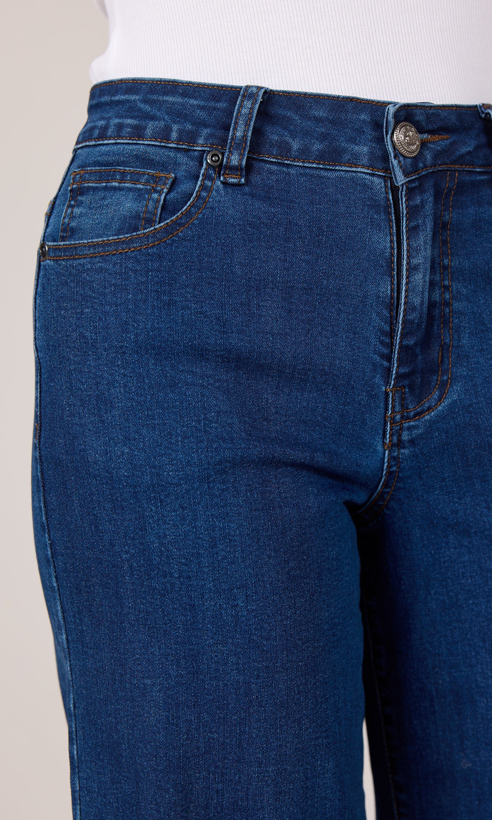 MARC LAUGE VEGA FLARE DENIM JEANS DENIM/TWILL 939699 CLASSIC BLUE USED