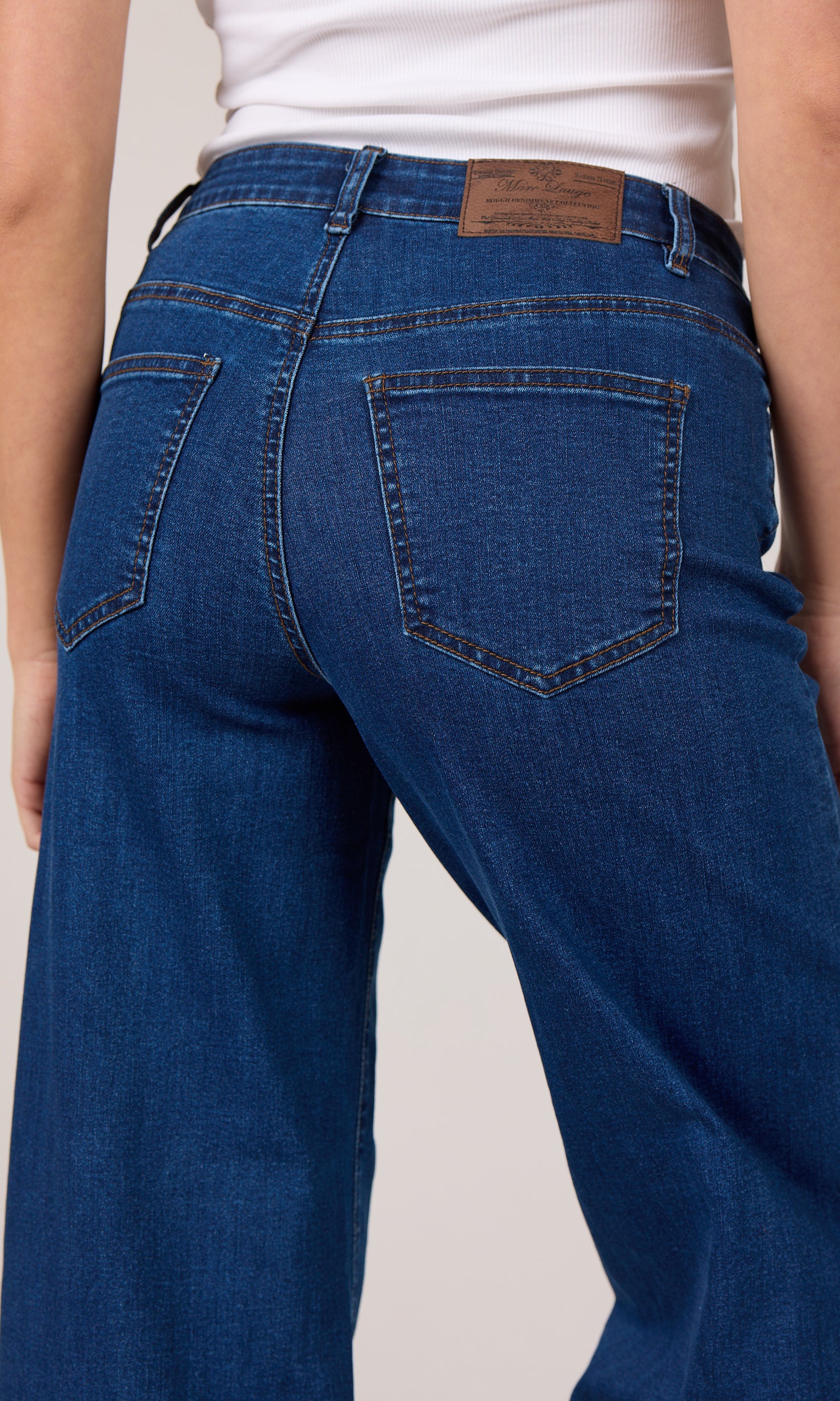 MARC LAUGE VEGA FLARE DENIM JEANS DENIM/TWILL 939699 CLASSIC BLUE USED