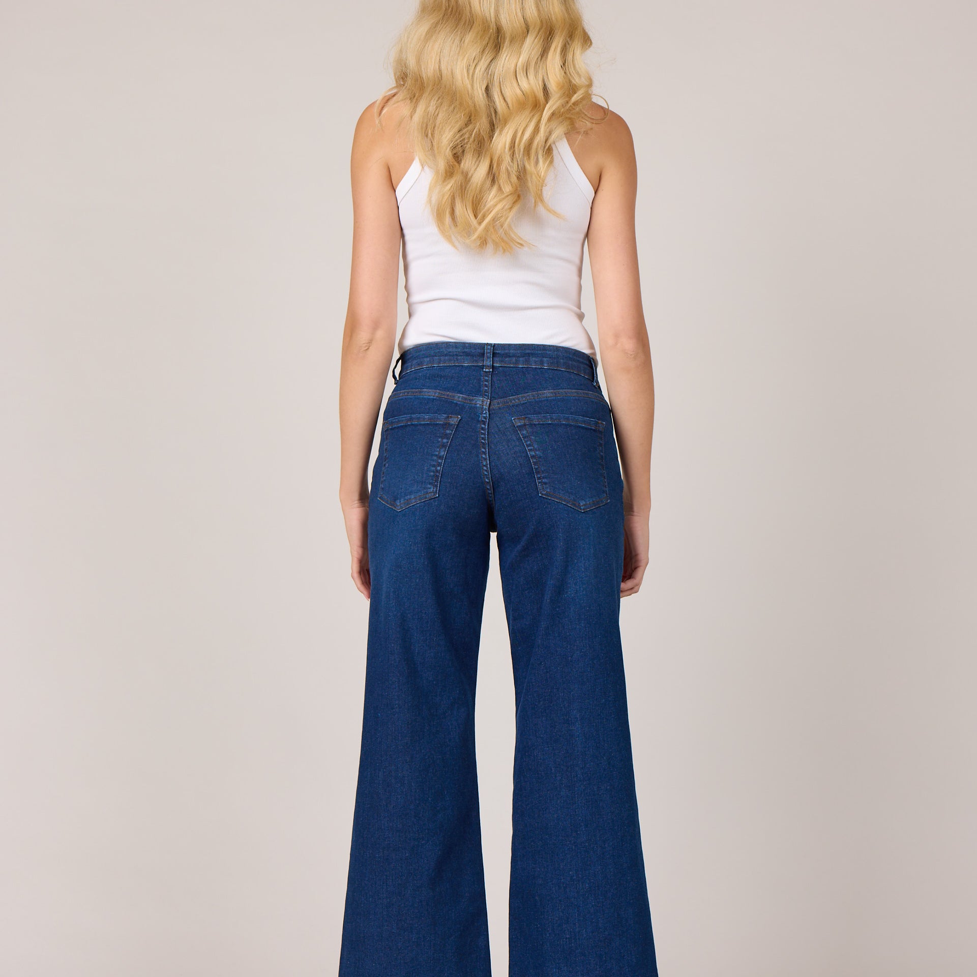M JEANS VEGA FLARE DENIM JEANS  93 CLASSIC BLUE DENIM