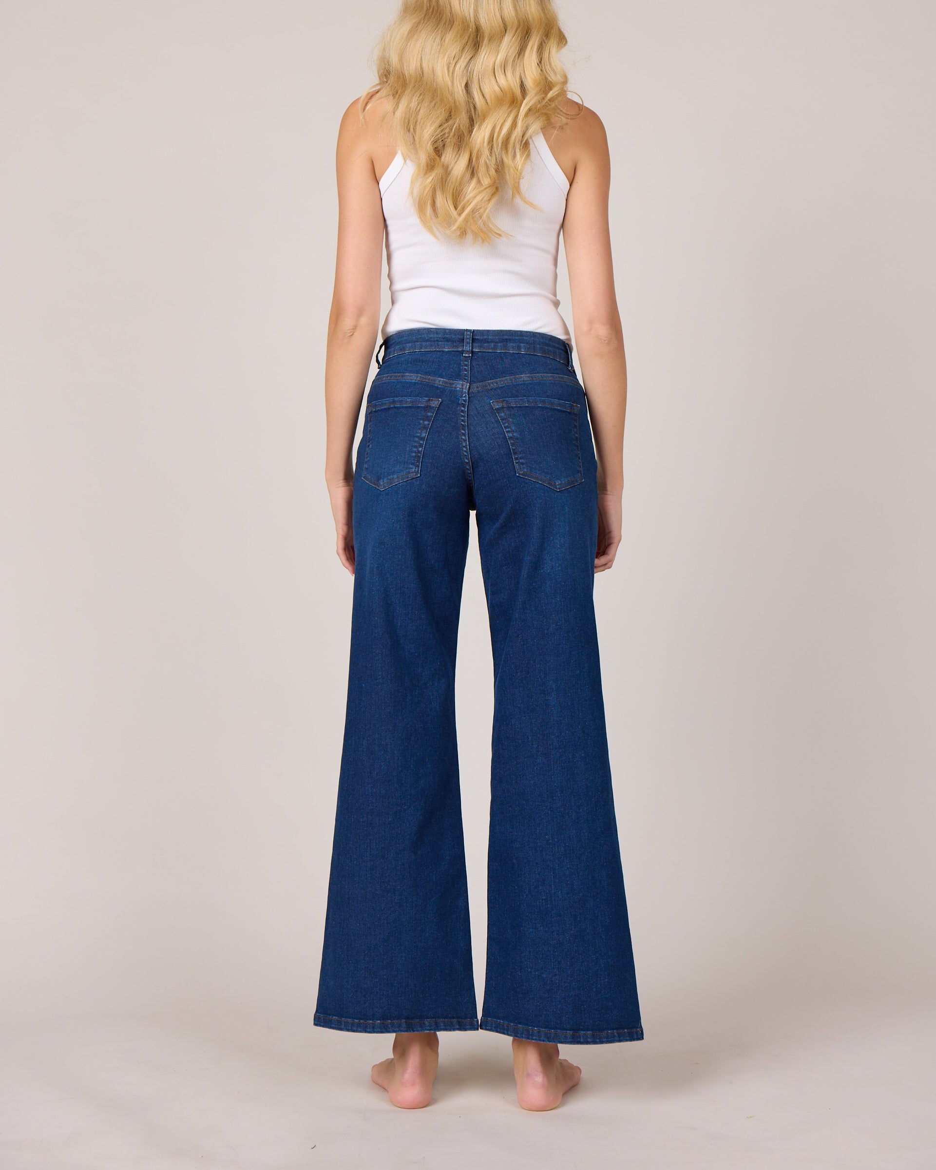 M JEANS Vega Flare Denim Jeans DENIM/TWILL 93 CLASSIC BLUE DENIM