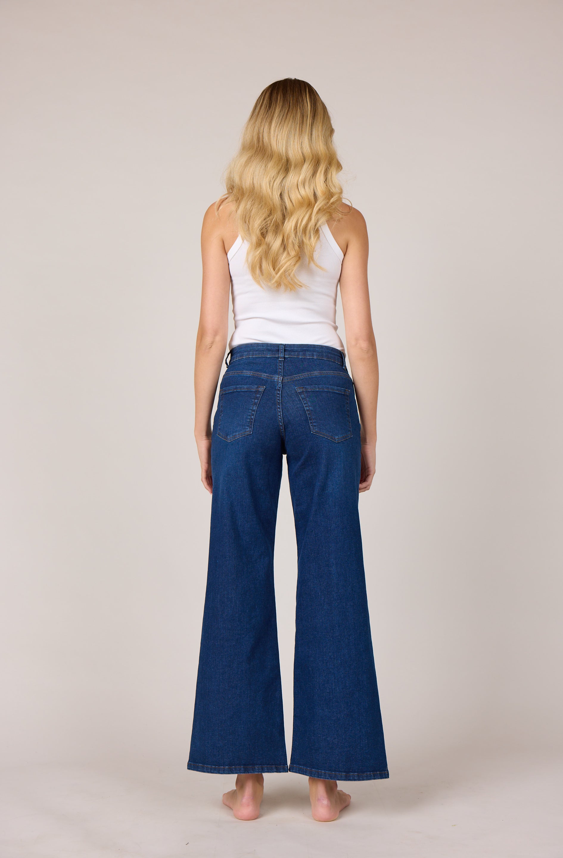 M JEANS Vega Flare Denim Jeans DENIM/TWILL 93 CLASSIC BLUE DENIM