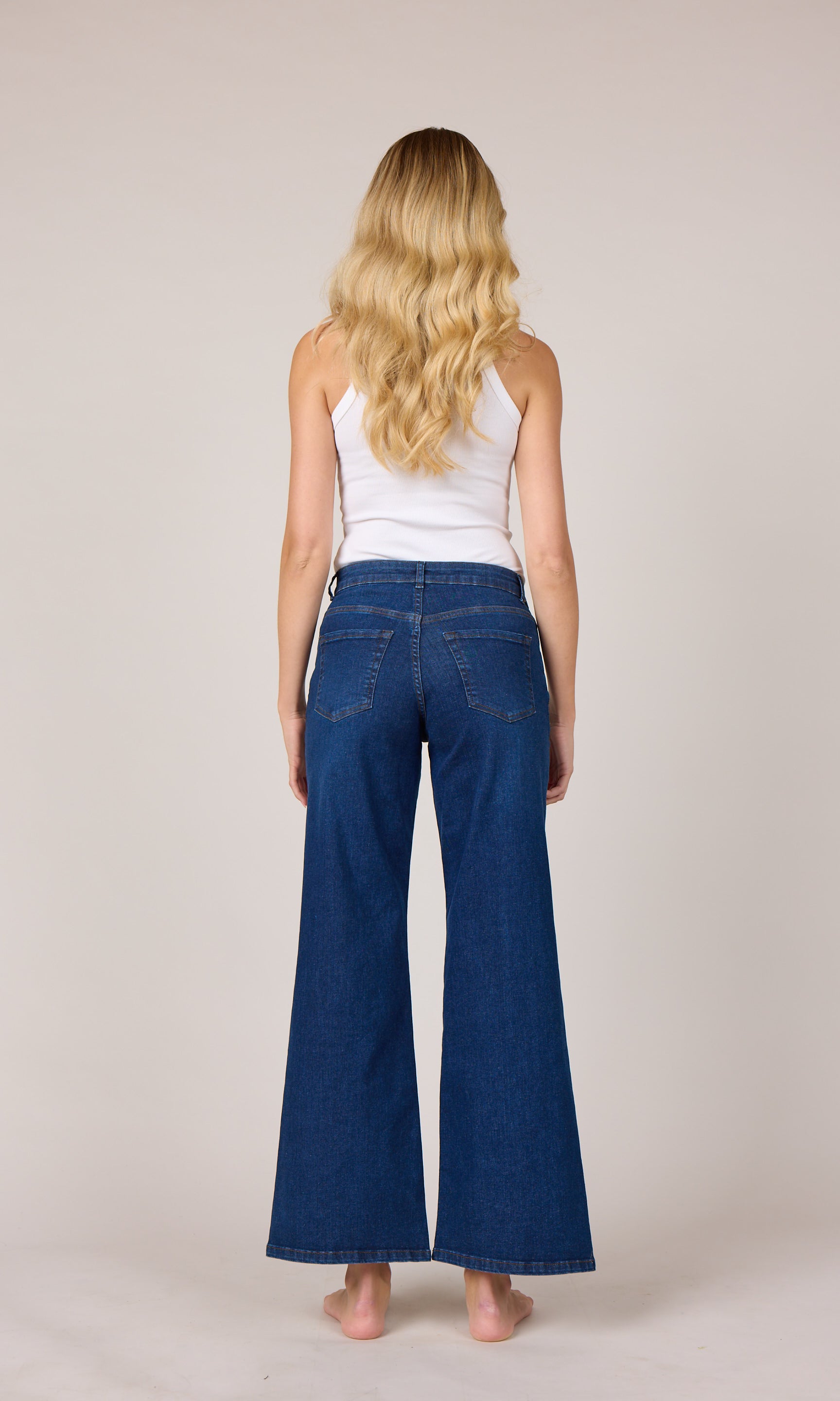 M JEANS Vega Flare Denim Jeans DENIM/TWILL 93 CLASSIC BLUE DENIM