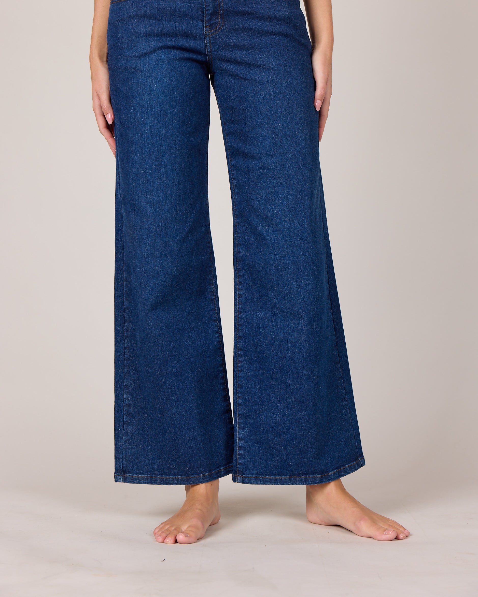 M JEANS Vega Flare Denim Jeans DENIM/TWILL 93 CLASSIC BLUE DENIM