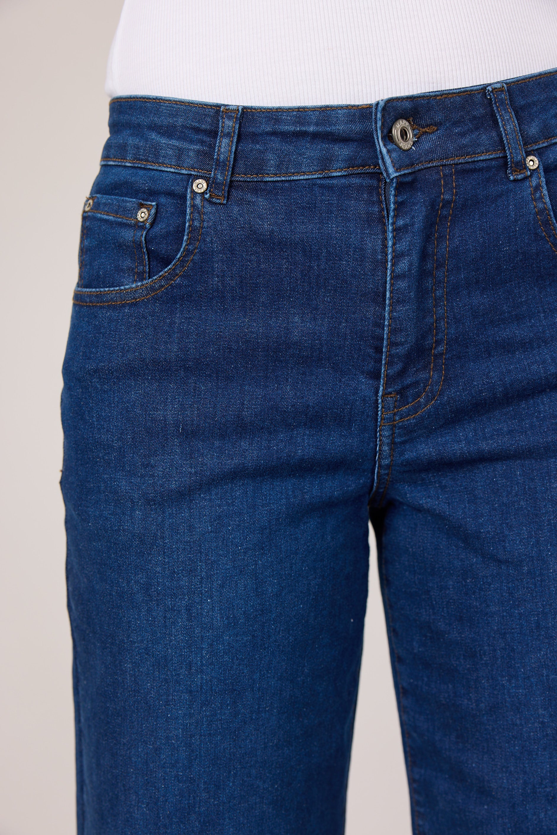 M JEANS Vega Flare Denim Jeans DENIM/TWILL 93 CLASSIC BLUE DENIM