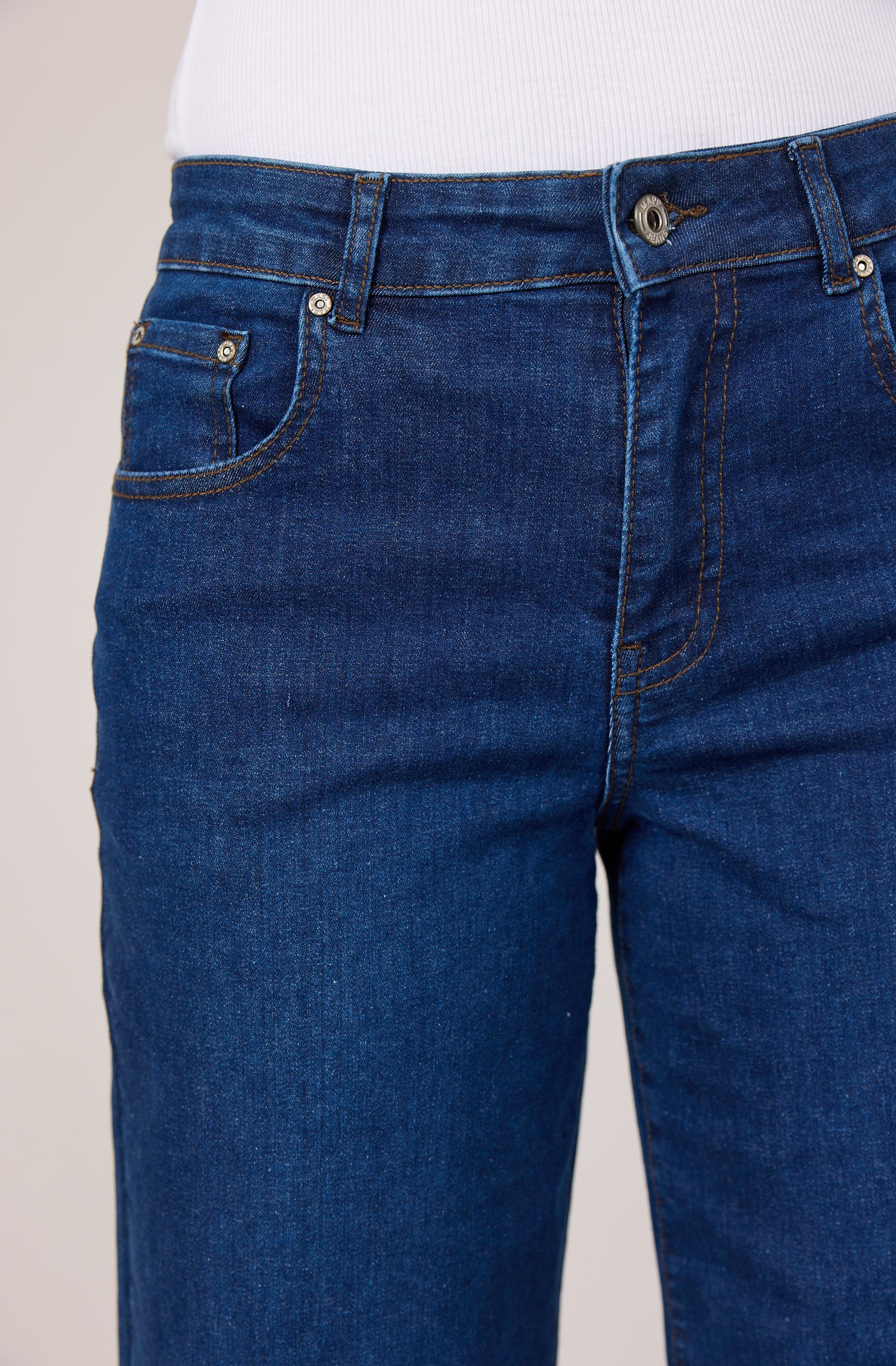 M JEANS Vega Flare Denim Jeans DENIM/TWILL 93 CLASSIC BLUE DENIM