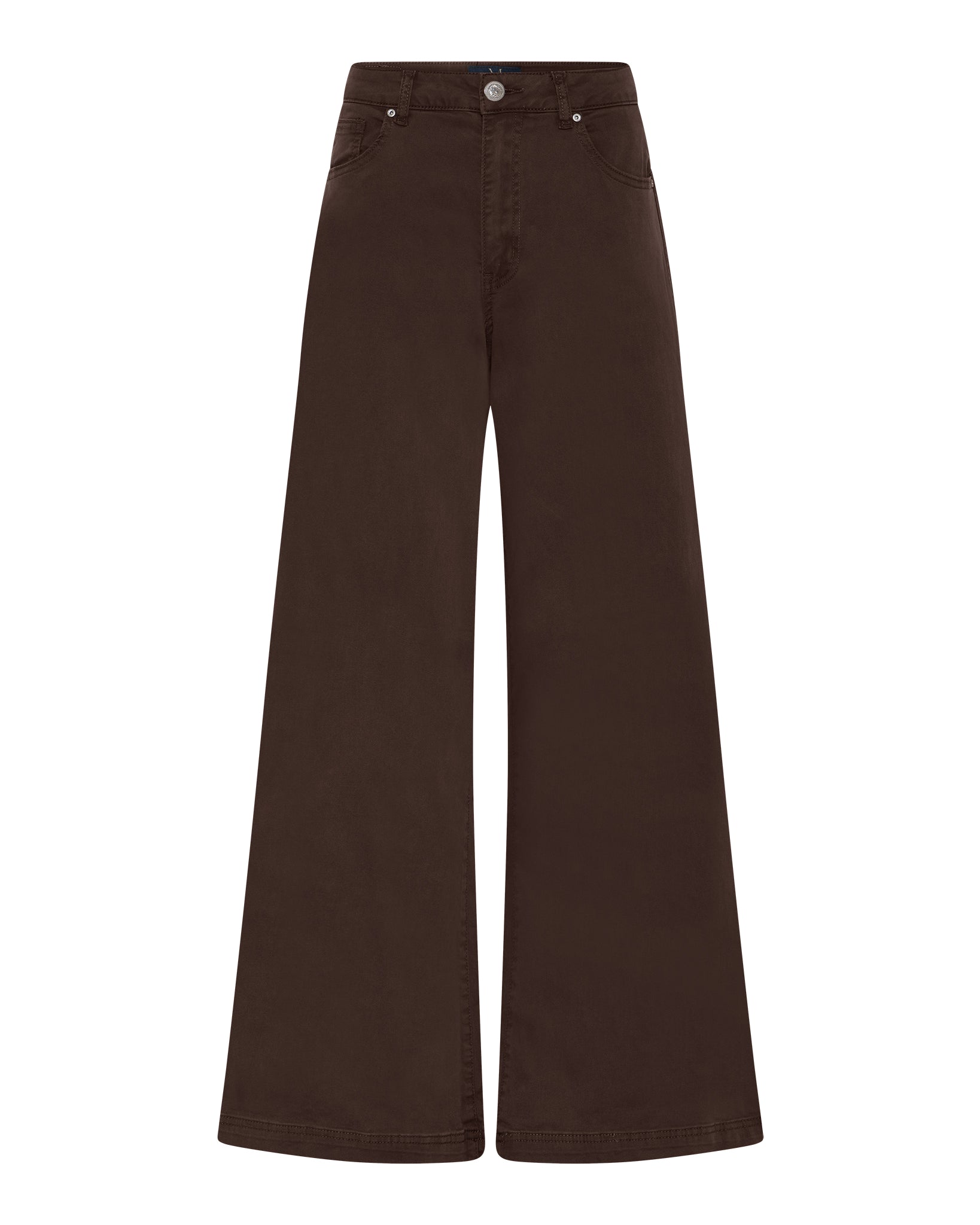 M JEANS Vega Flare Twill Jeans DENIM/TWILL 129 CHOCOLATE