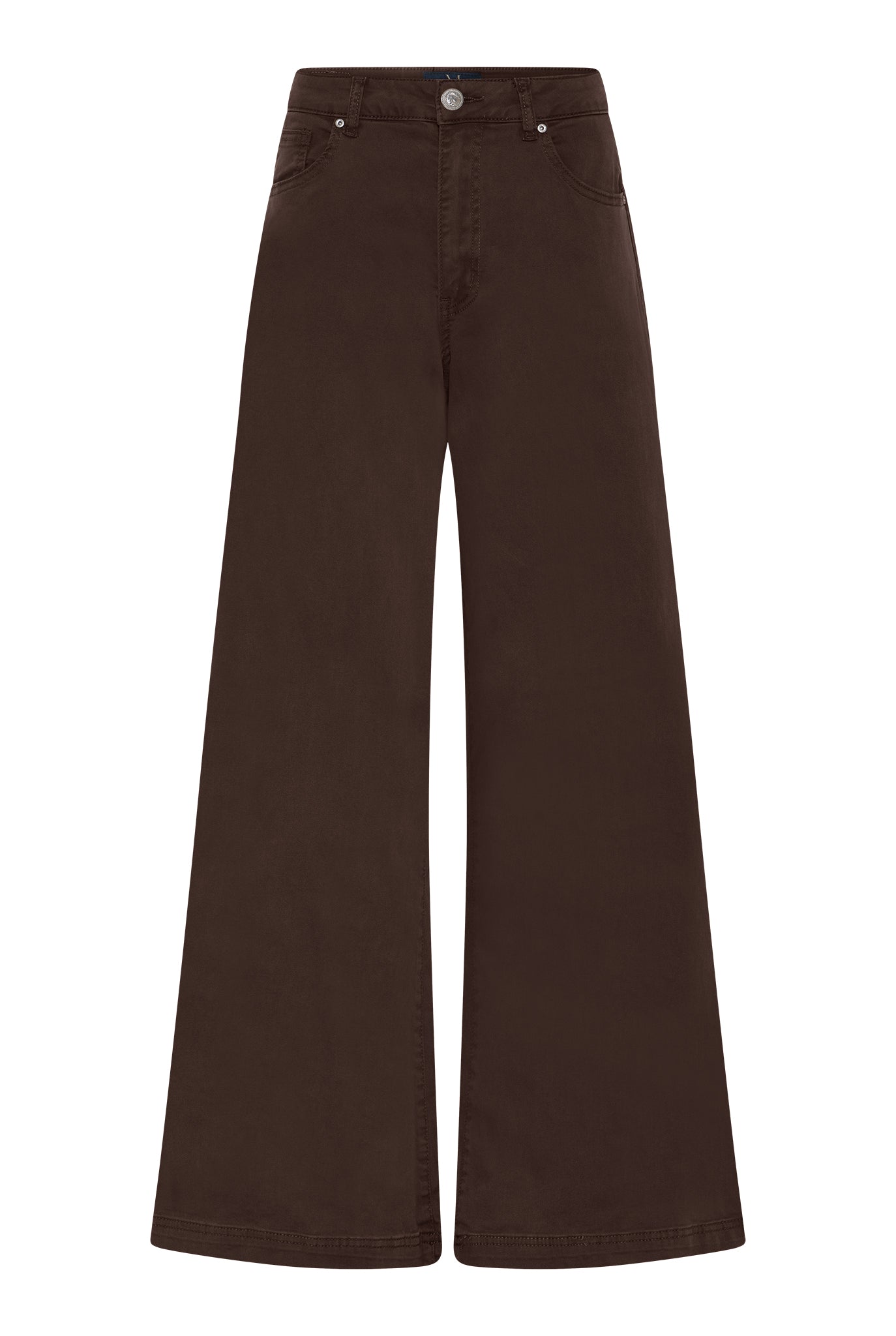 M JEANS Vega Flare Twill Jeans DENIM/TWILL 129 CHOCOLATE