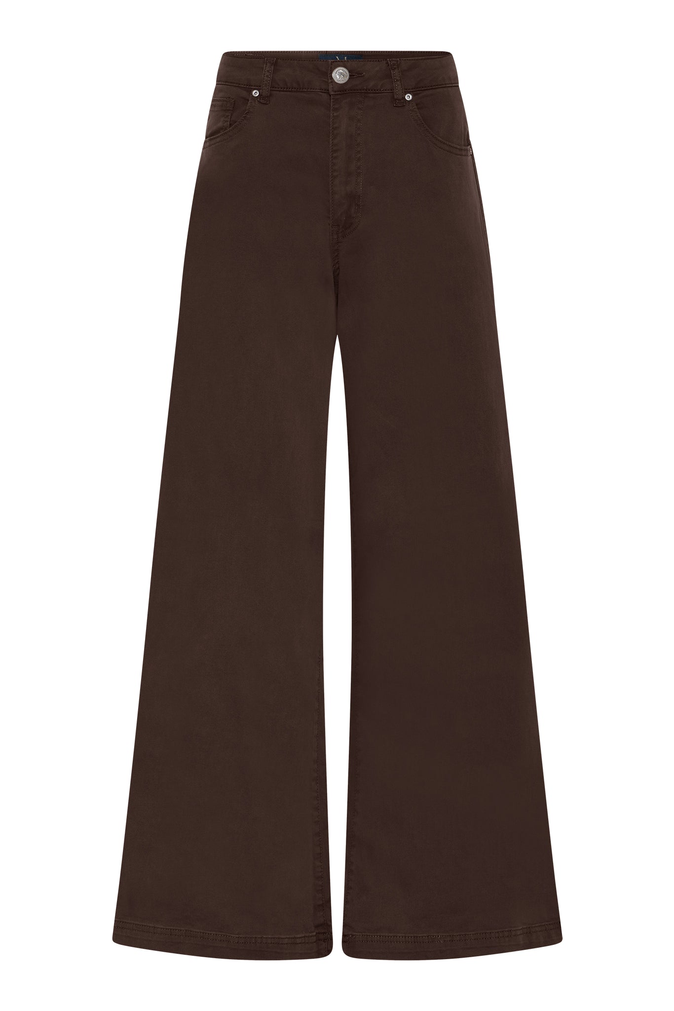 M JEANS Vega Flare Twill Jeans DENIM/TWILL 129 CHOCOLATE
