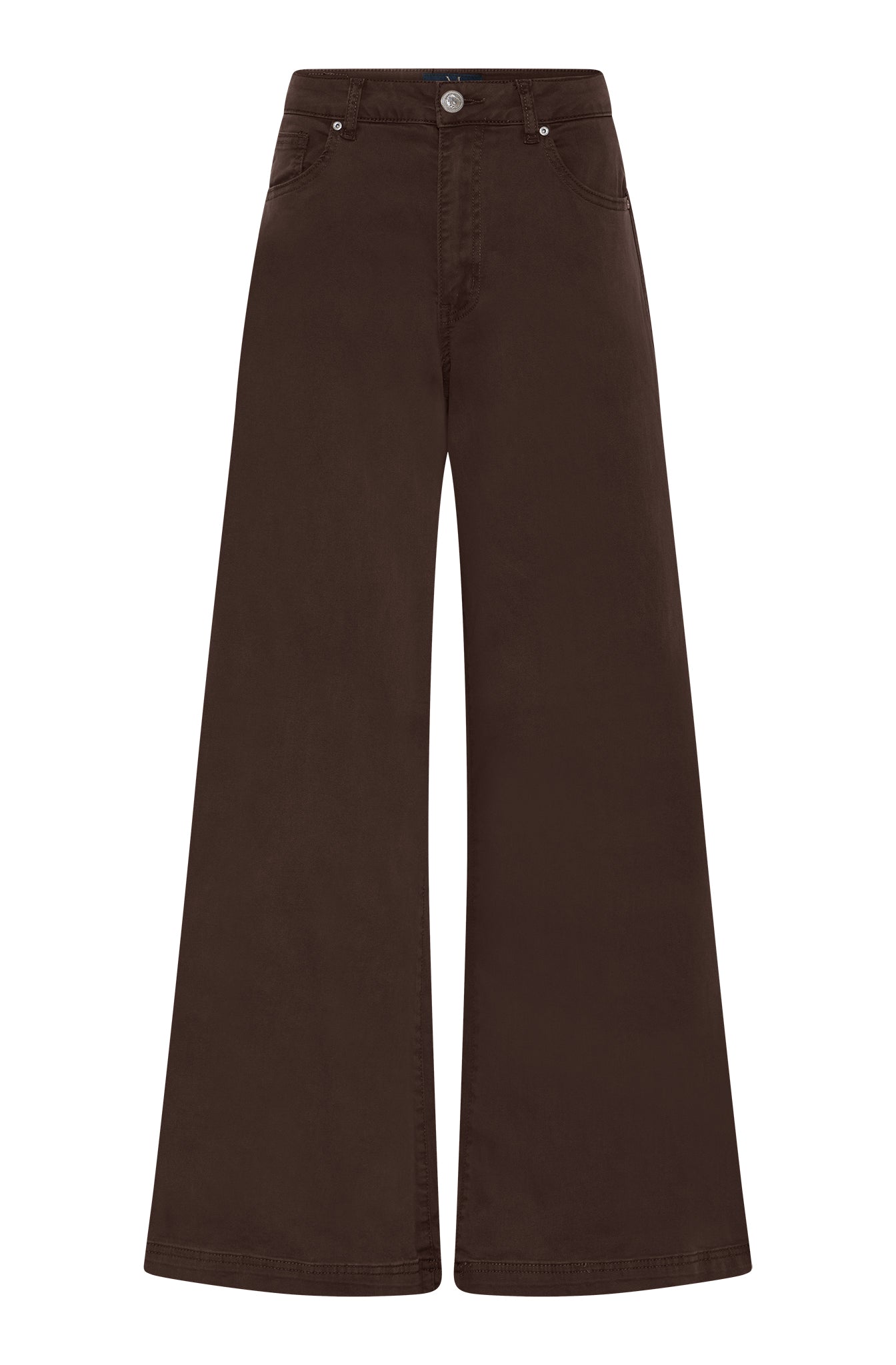 M JEANS Vega Flare Twill Jeans DENIM/TWILL 129 CHOCOLATE