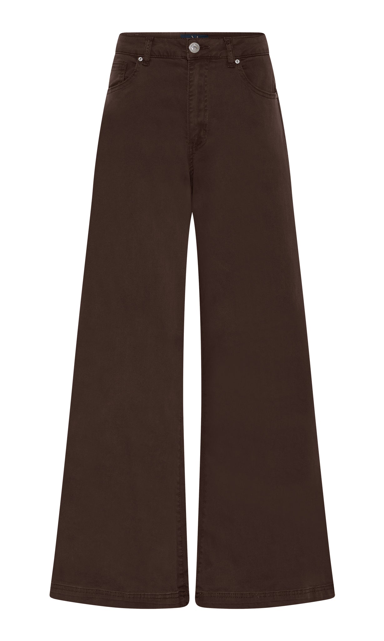 M JEANS Vega Flare Twill Jeans DENIM/TWILL 129 CHOCOLATE