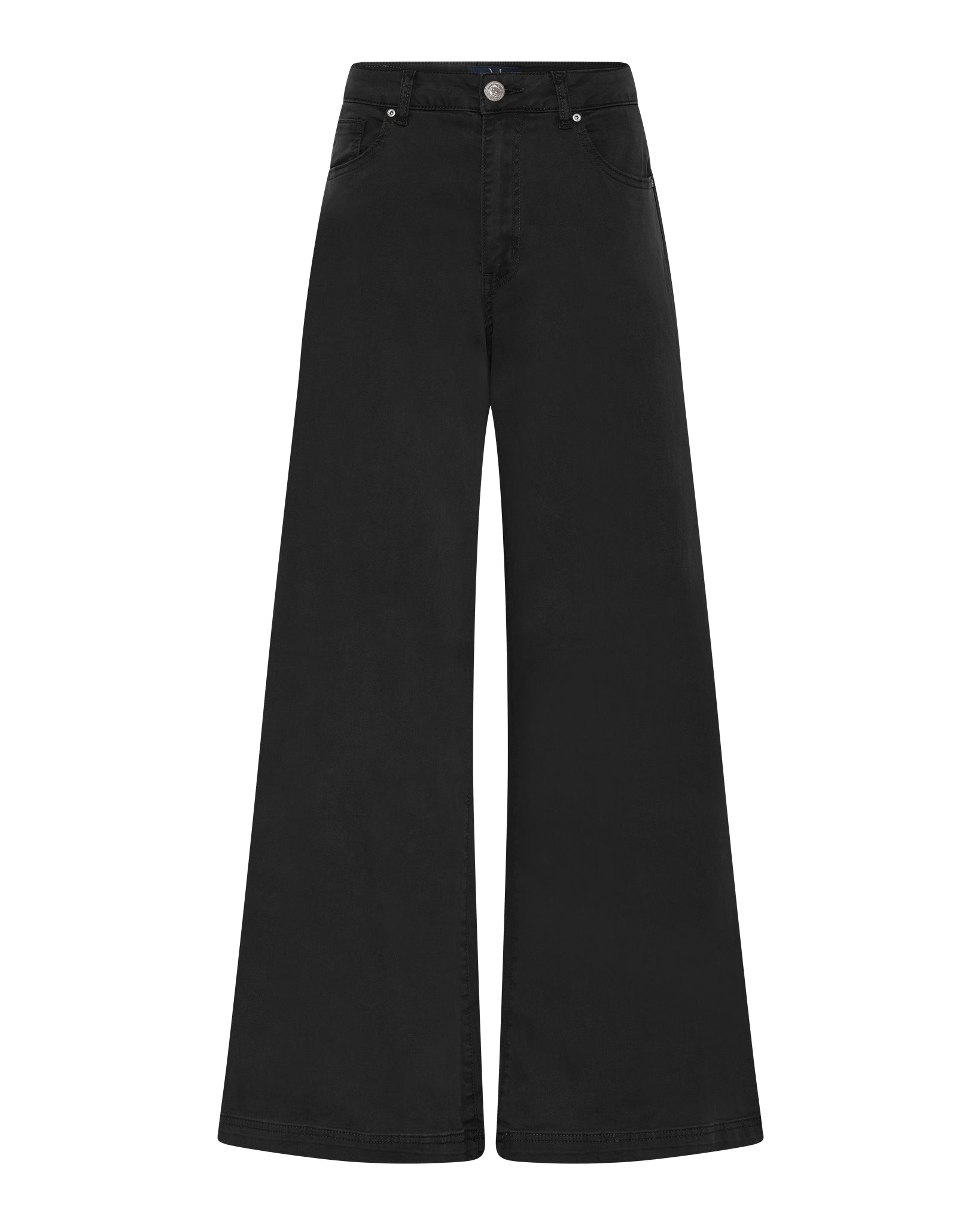 M JEANS Vega Flare Twill Jeans DENIM/TWILL 80 BLACK