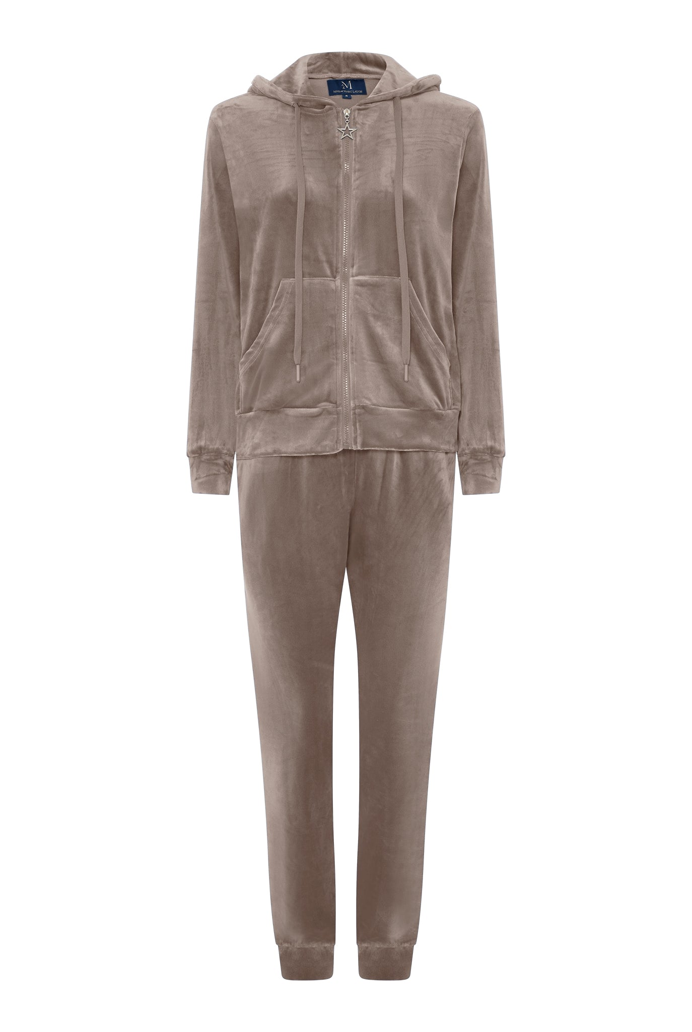 M JEANS VELOUR HOOD ZIP SET SWEATS/VELOUR 136 FANGO