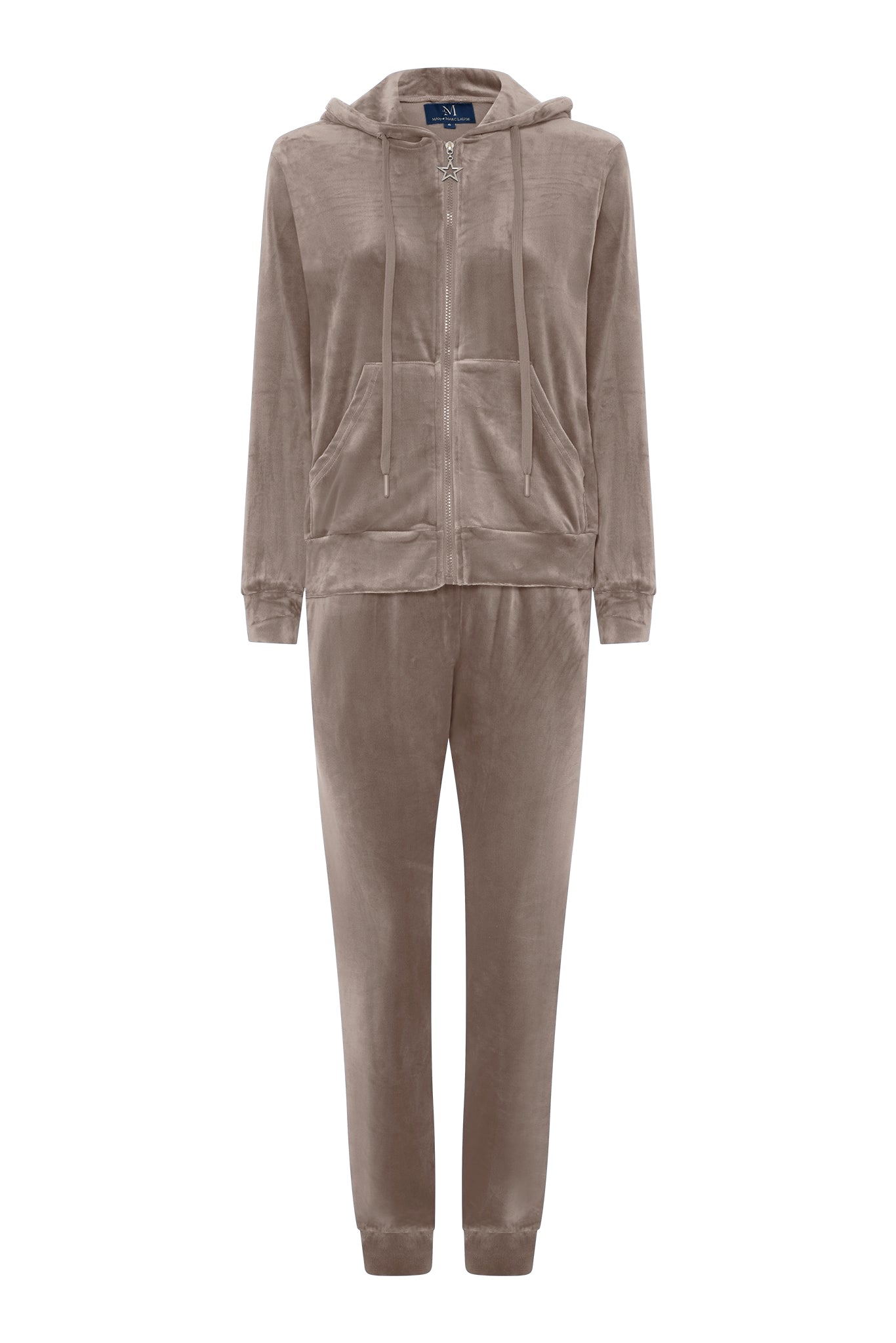 M JEANS VELOUR HOOD ZIP SET SWEATS/VELOUR 136 FANGO