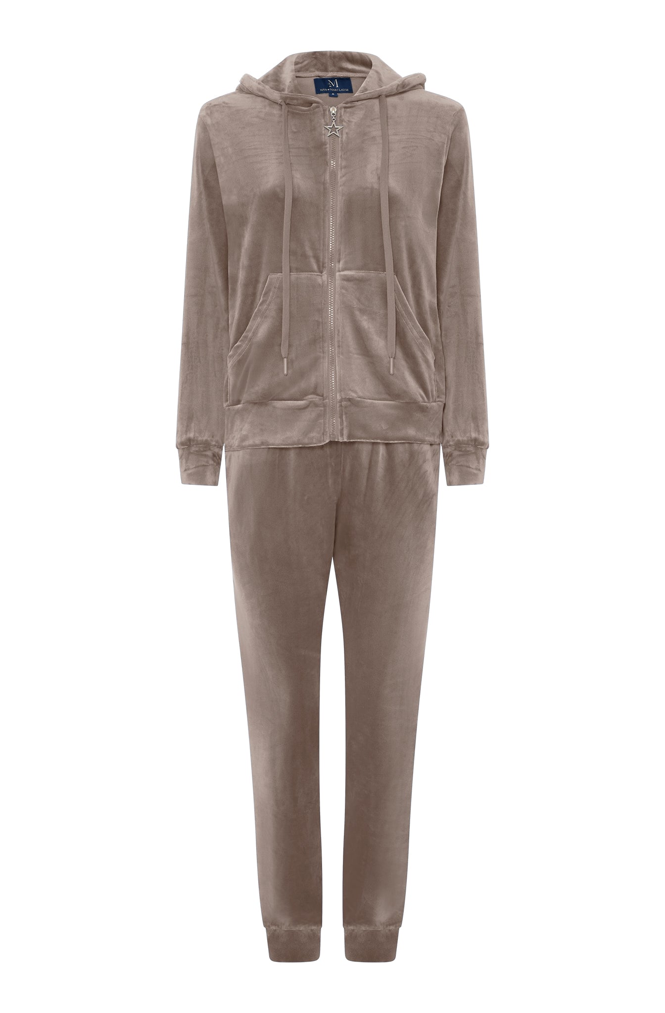 M JEANS VELOUR HOOD ZIP SET SWEATS/VELOUR 136 FANGO