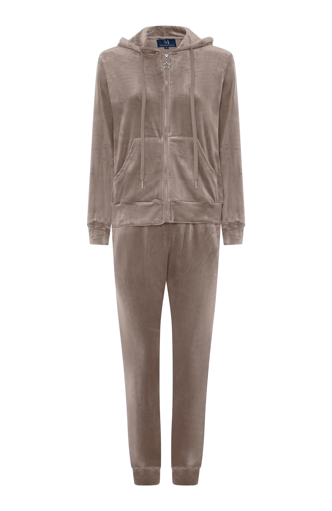 M JEANS VELOUR HOOD ZIP SET SWEATS/VELOUR 136 FANGO