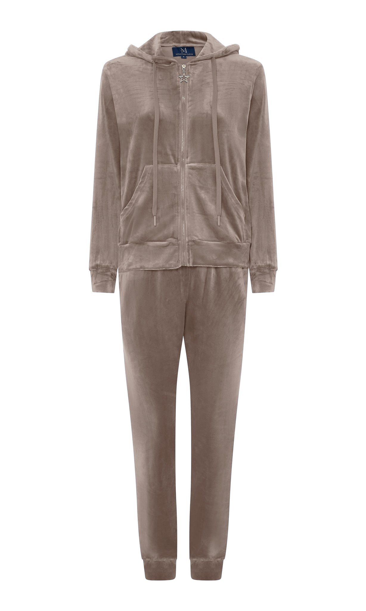 M JEANS VELOUR HOOD ZIP SET SWEATS/VELOUR 136 FANGO