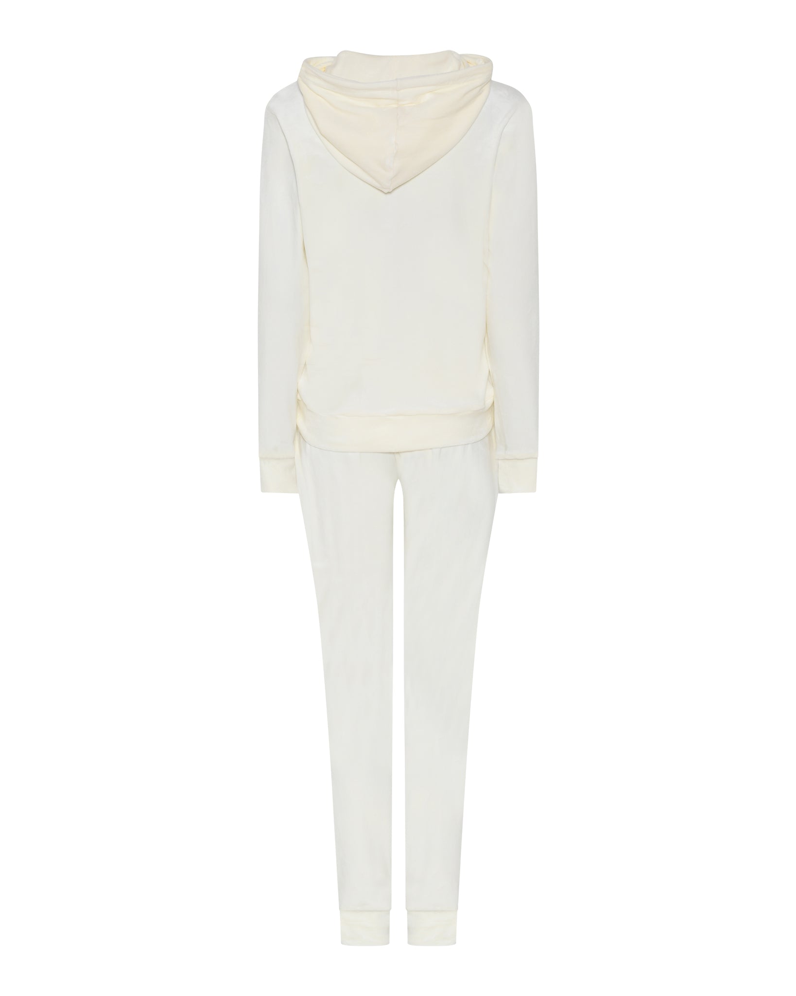 M JEANS VELOUR HOOD ZIP SET SWEATS/VELOUR 20 OFF WHITE