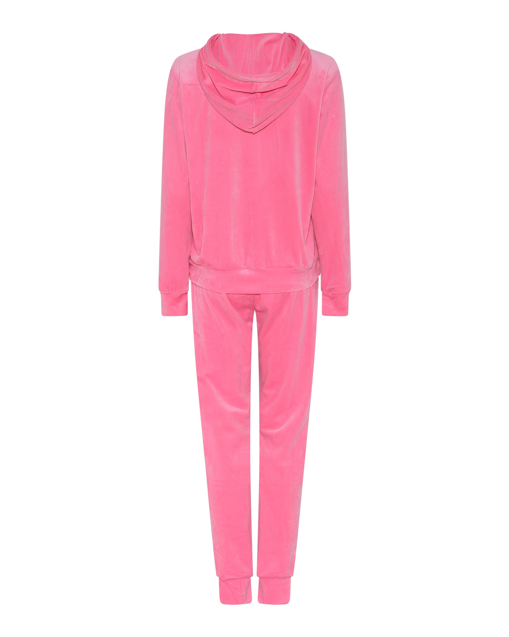 M JEANS VELOUR HOOD ZIP SET SWEATS/VELOUR 385 BRIGHT ROSE