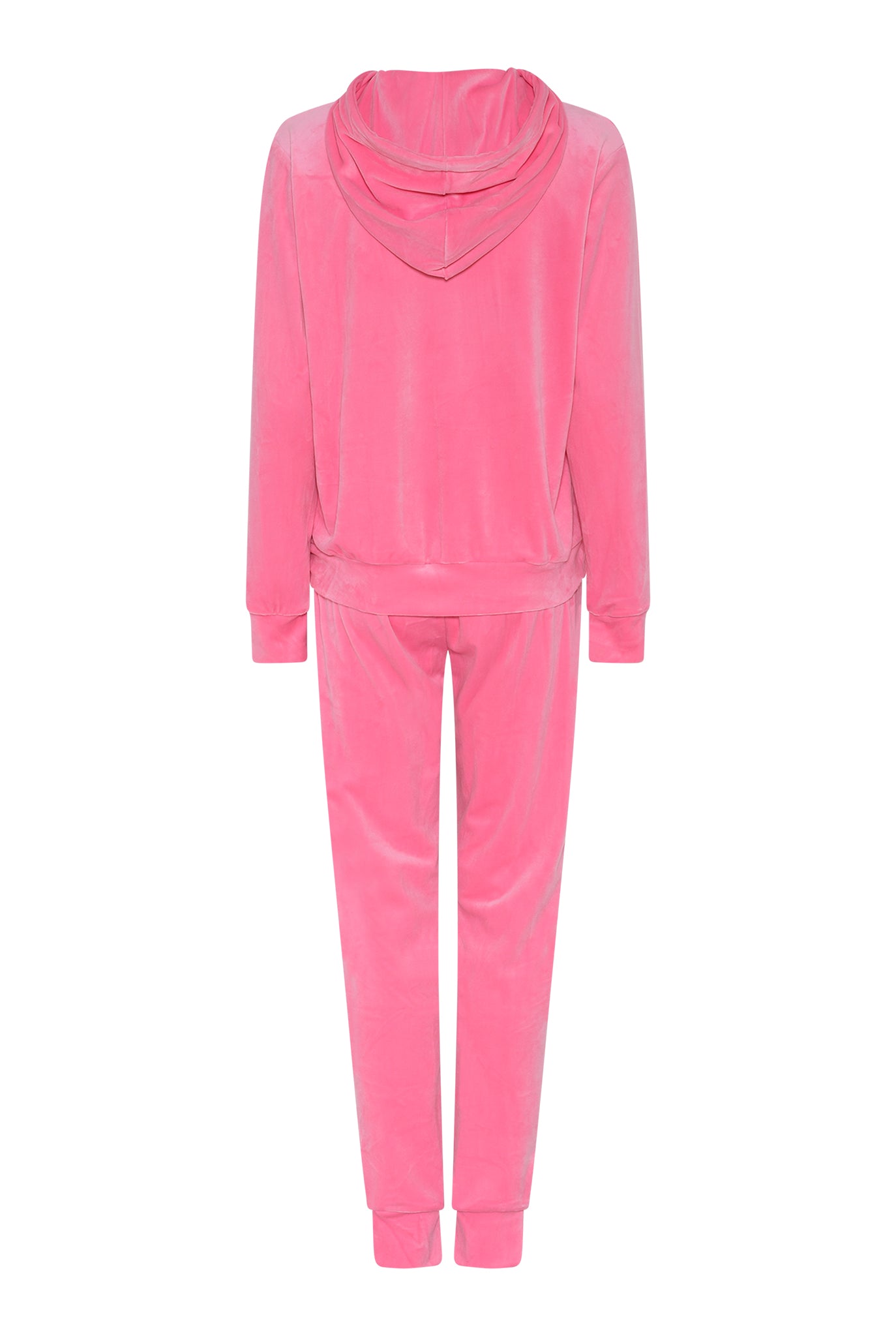 M JEANS VELOUR HOOD ZIP SET SWEATS/VELOUR 385 BRIGHT ROSE