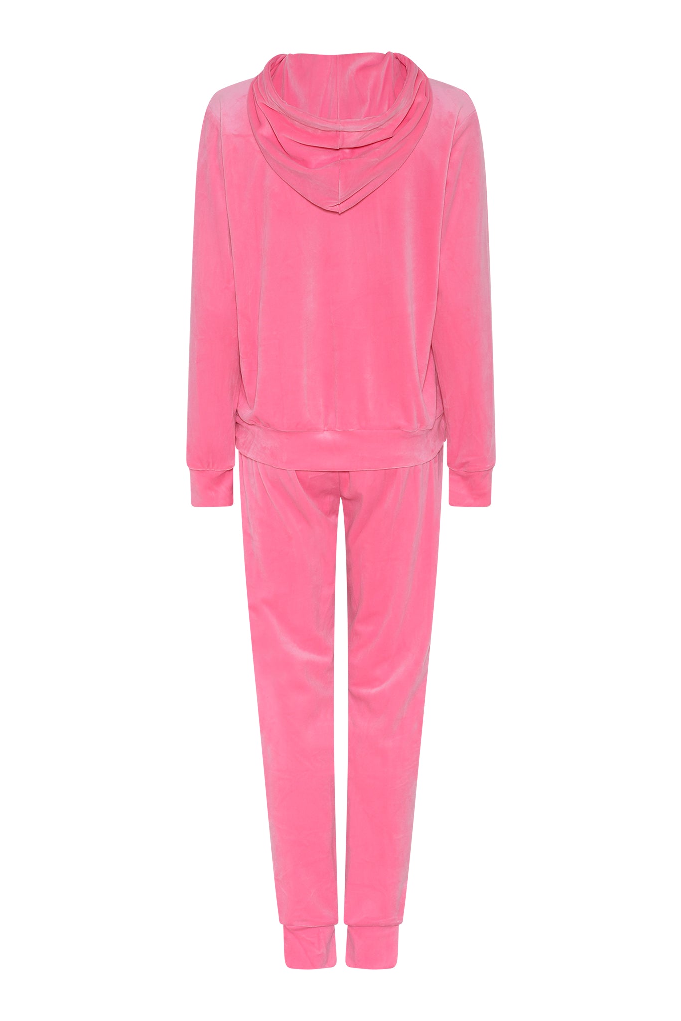 M JEANS VELOUR HOOD ZIP SET SWEATS/VELOUR 385 BRIGHT ROSE