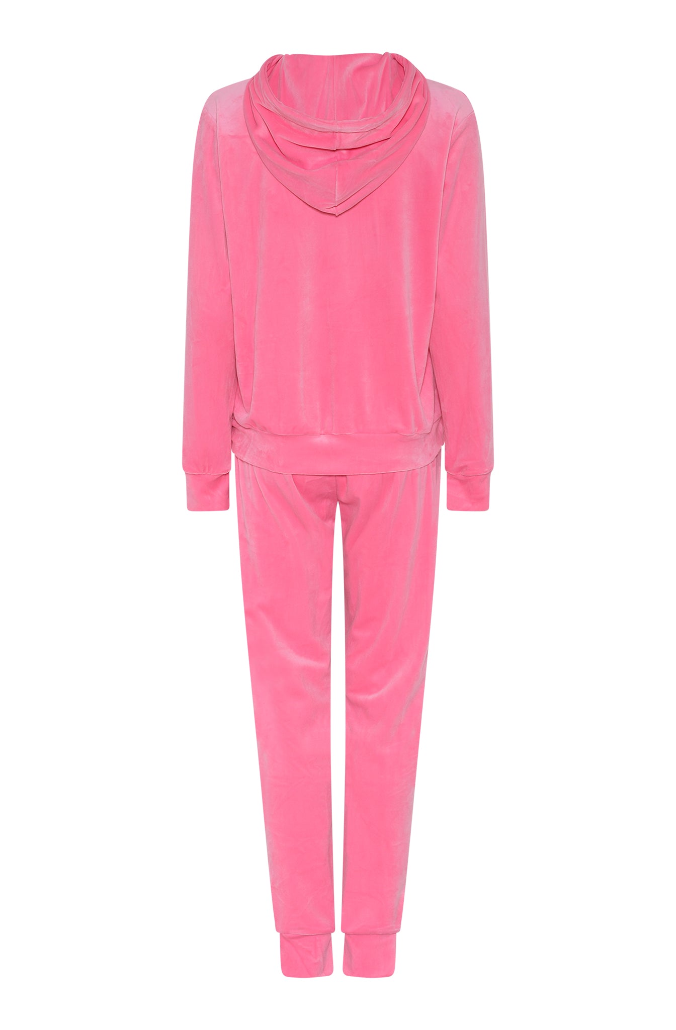 M JEANS VELOUR HOOD ZIP SET SWEATS/VELOUR 385 BRIGHT ROSE
