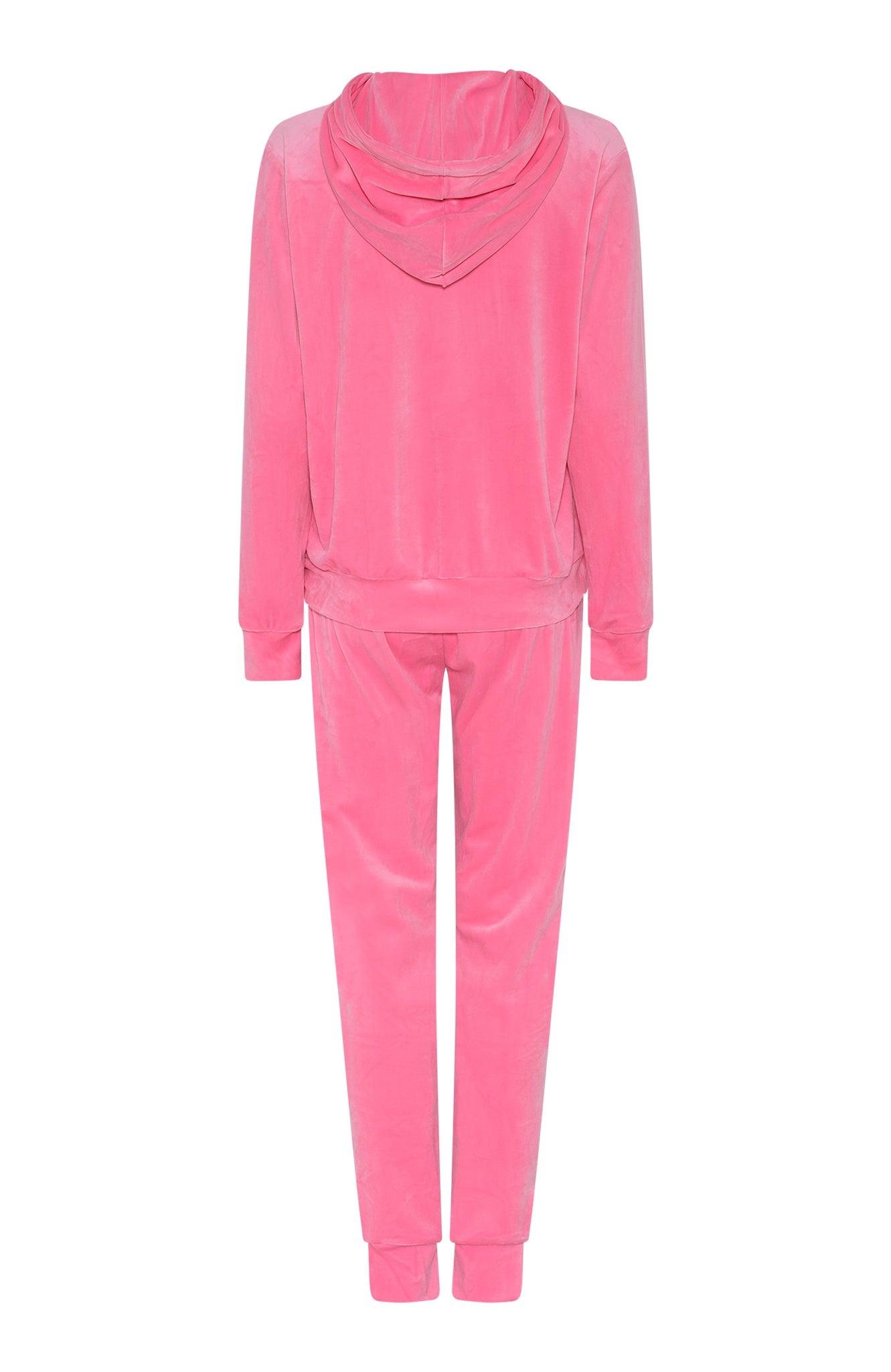 M JEANS VELOUR HOOD ZIP SET SWEATS/VELOUR 385 BRIGHT ROSE