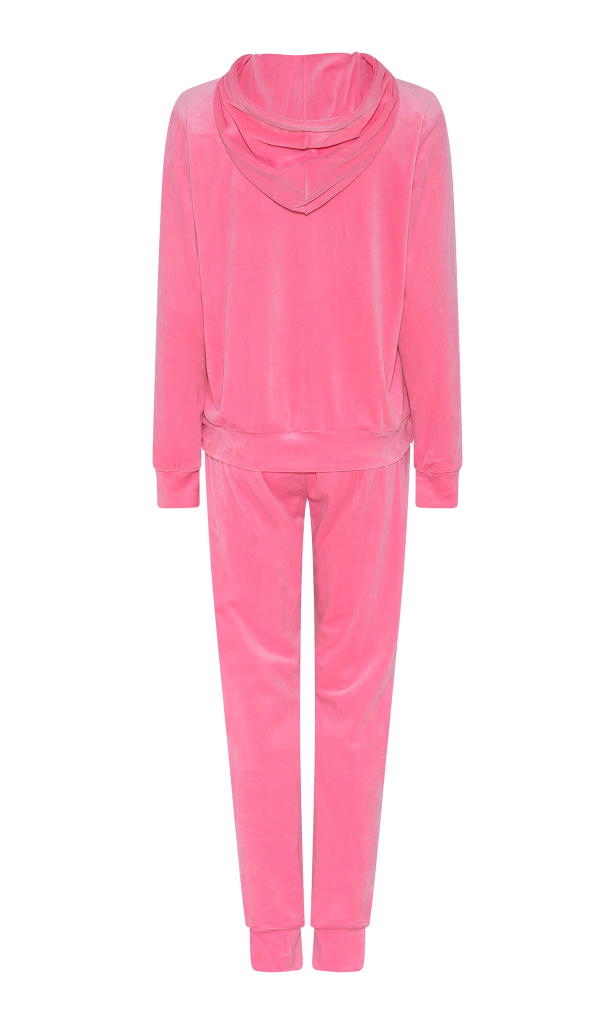 M JEANS VELOUR HOOD ZIP SET SWEATS/VELOUR 385 BRIGHT ROSE