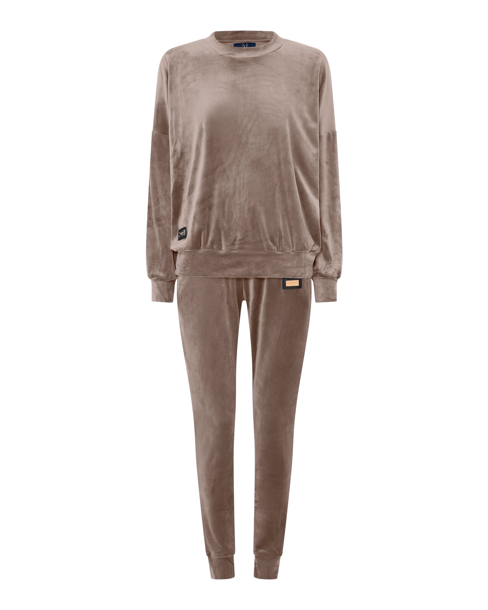 M JEANS VELOUR ROUND NECK SET SWEATS/VELOUR 136 FANGO