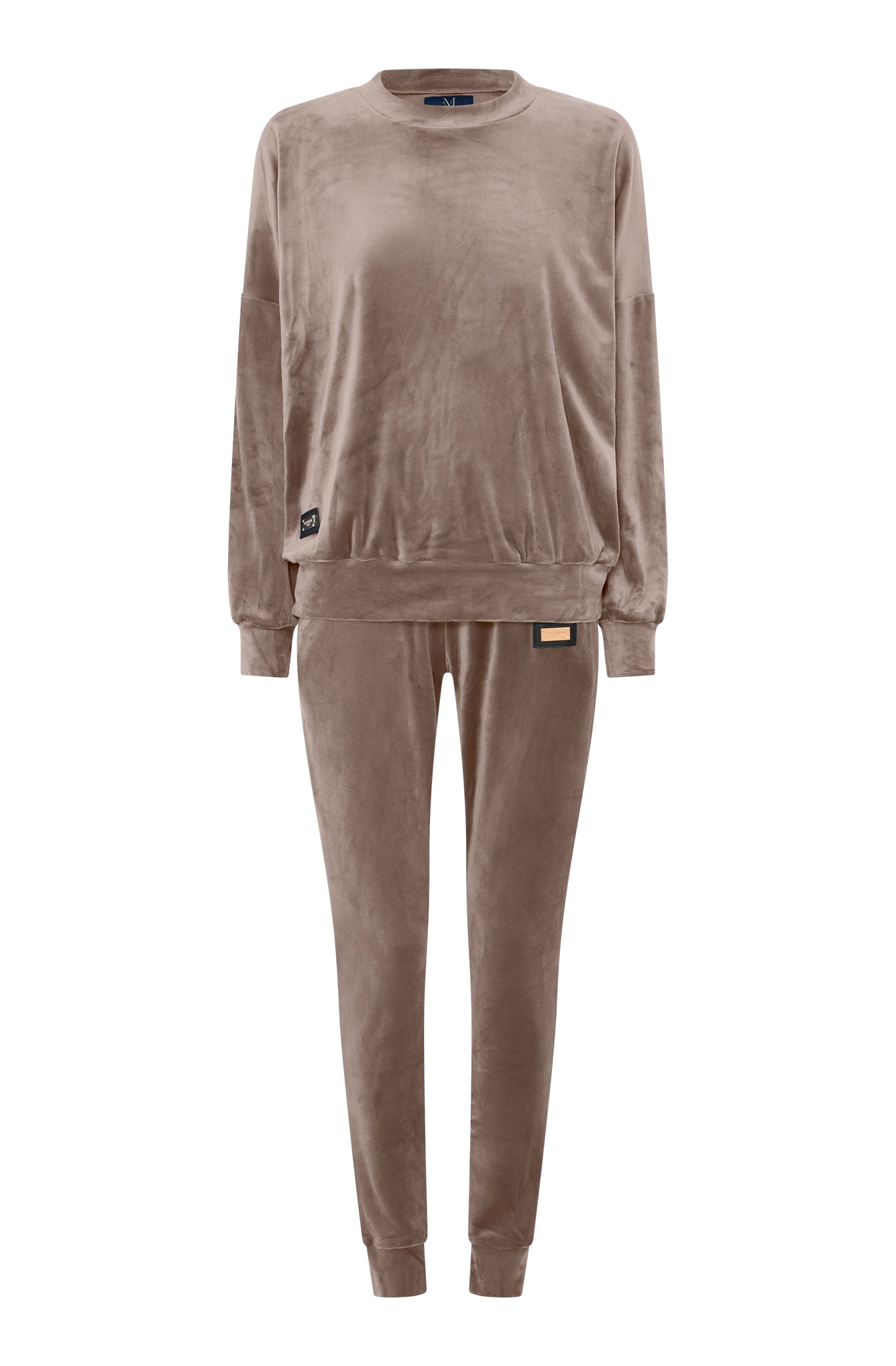 M JEANS VELOUR ROUND NECK SET SWEATS/VELOUR 136 FANGO