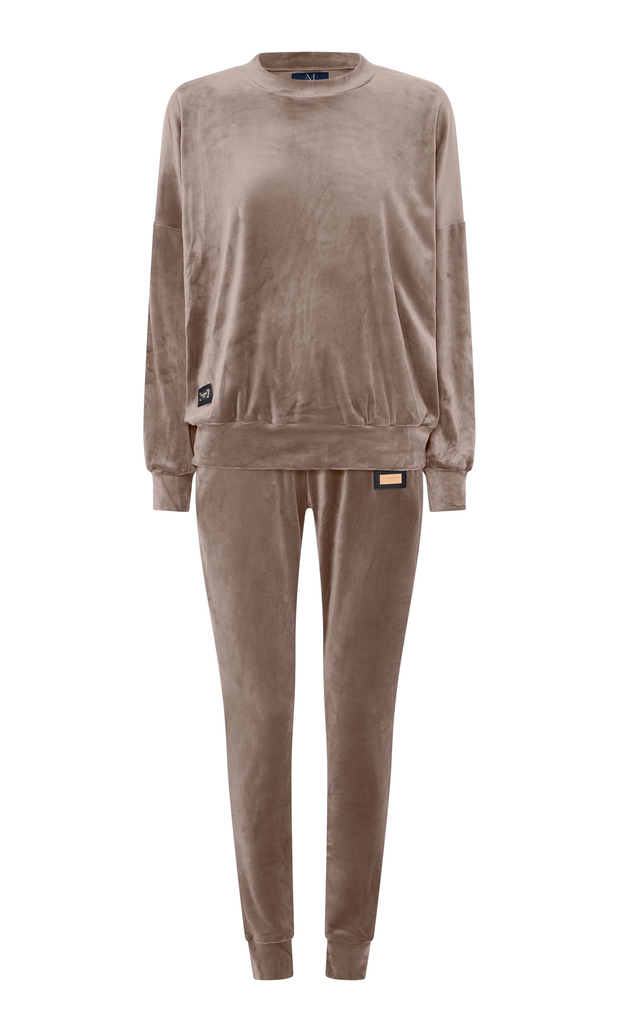 M JEANS VELOUR ROUND NECK SET SWEATS/VELOUR 136 FANGO