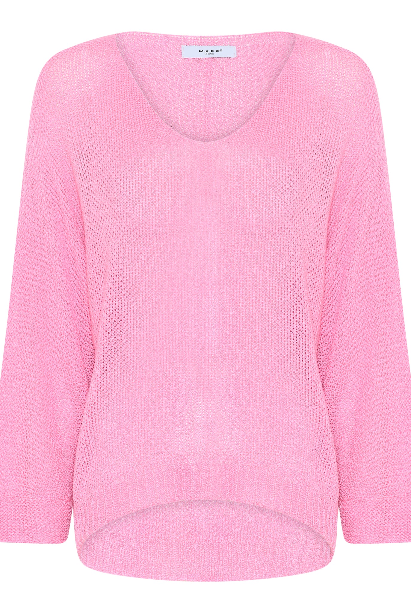MAPP VERONA KNIT KNITWEAR 385 BRIGHT ROSE