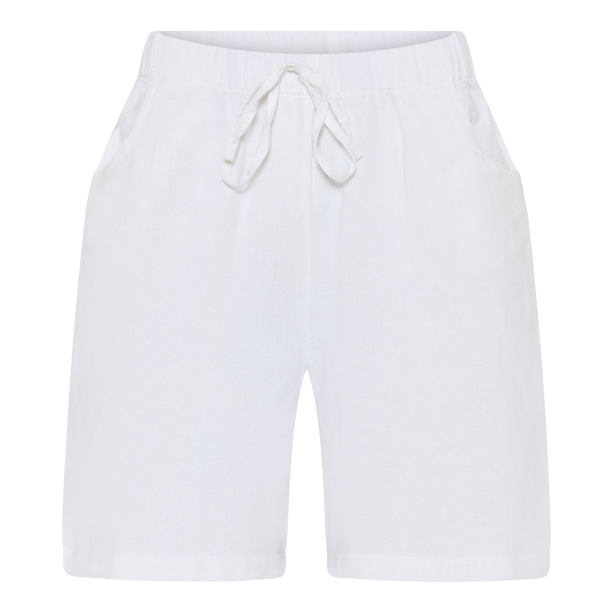 MAPP VICKY LIN MIX SHORTS LINEN 10 WHITE